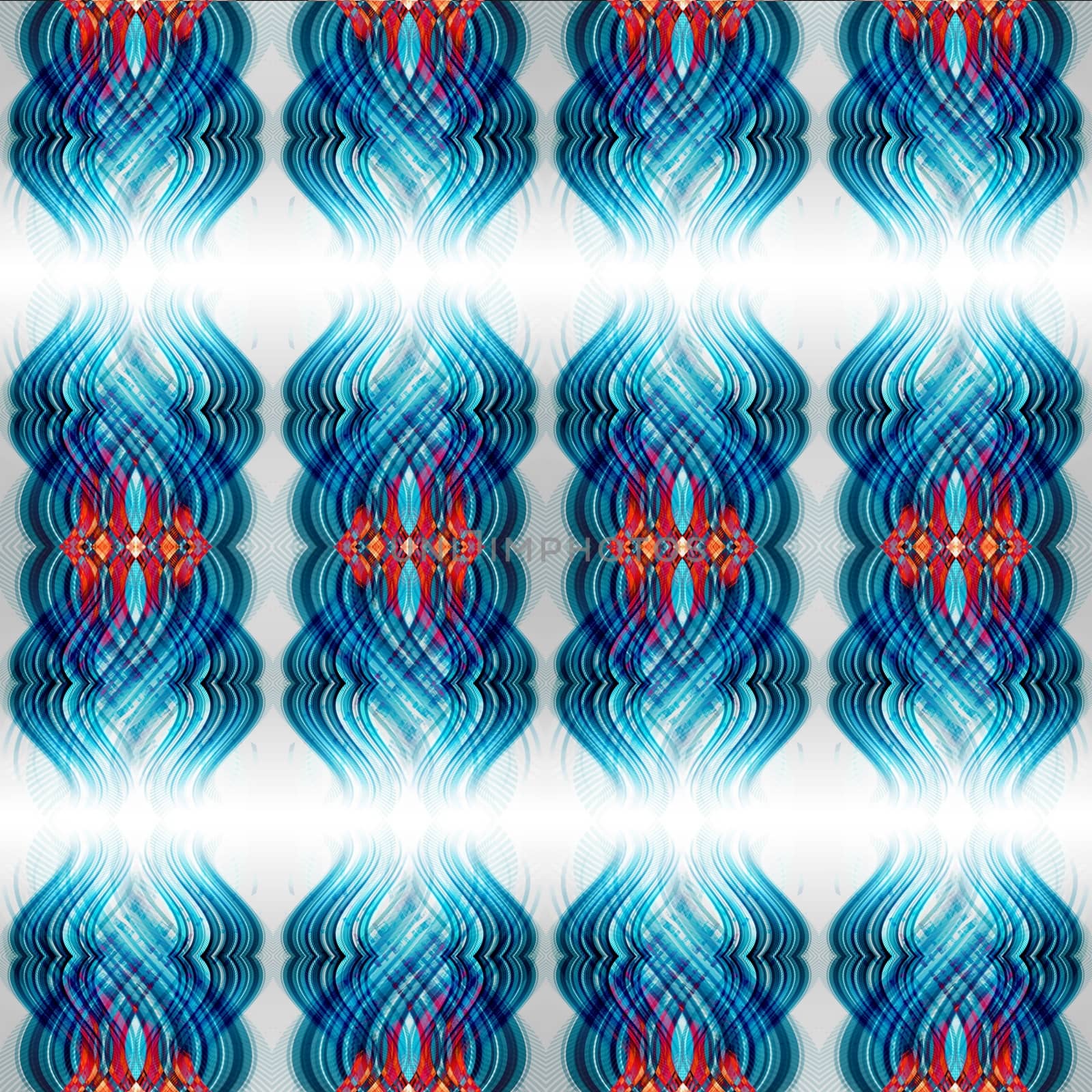 Abstract seamless symmetrical geometric background by Julia_Faranchuk