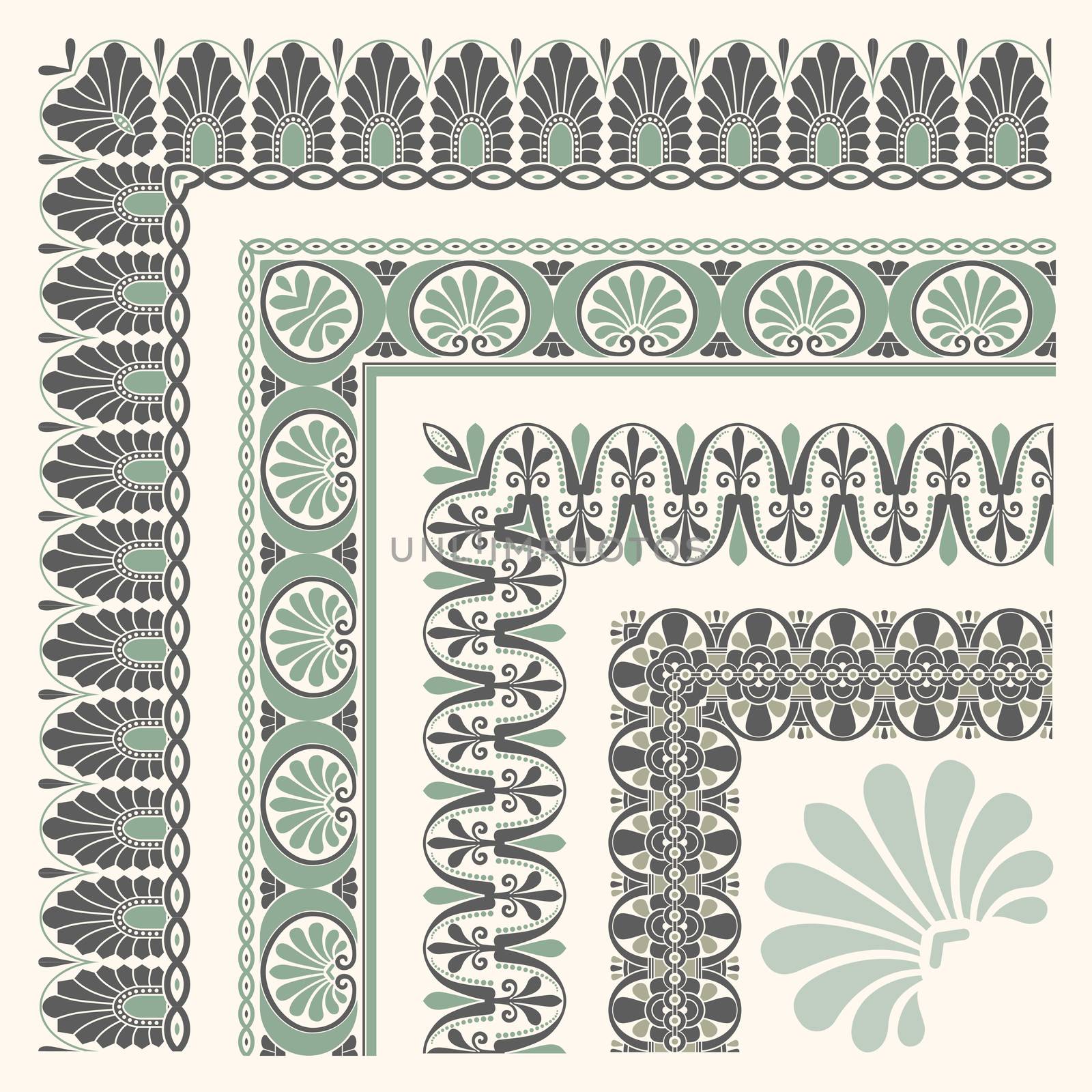 Decorative seamless border by vtorous