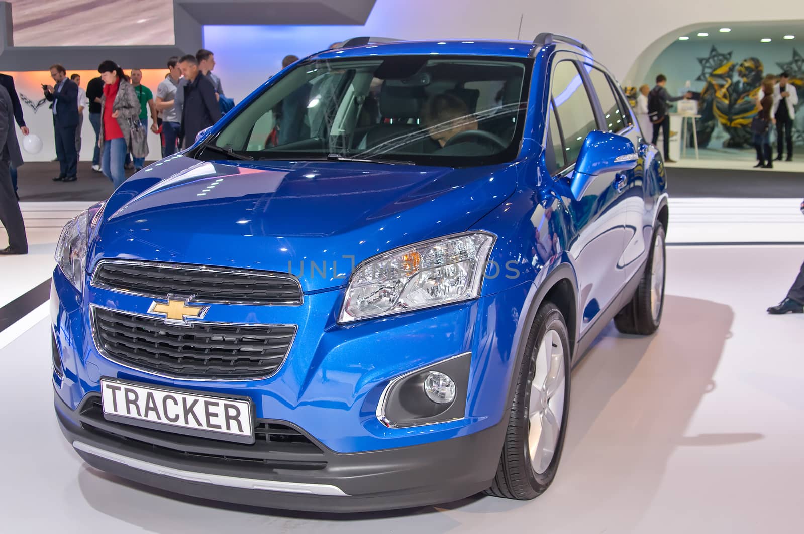 Moscow-September 2: Chevrolet Tracker at the Moscow International Automobile Salon on September 2, 2014 in Moscow