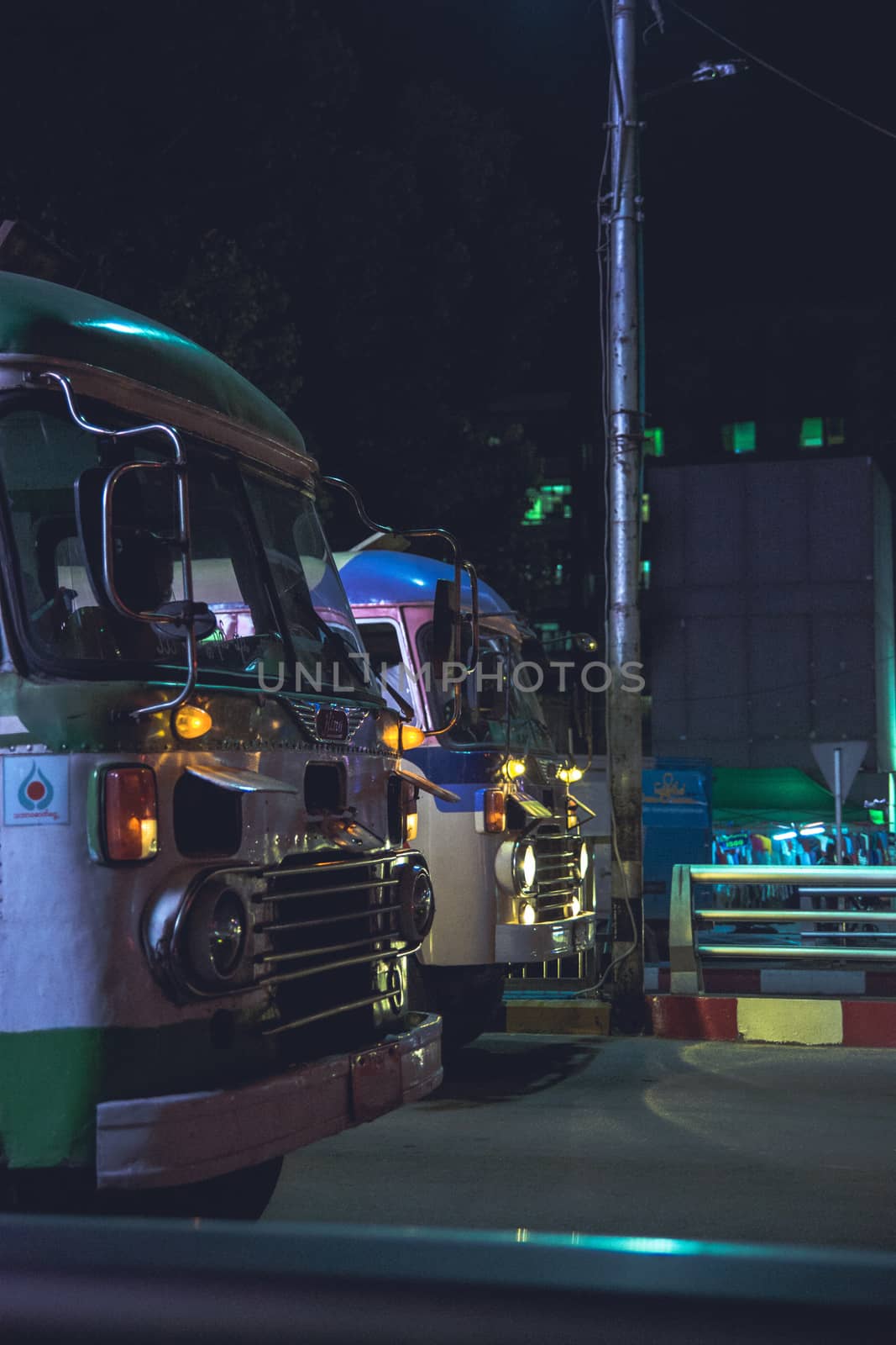 The Old Buses of Yangon, Myanmar by kargoo