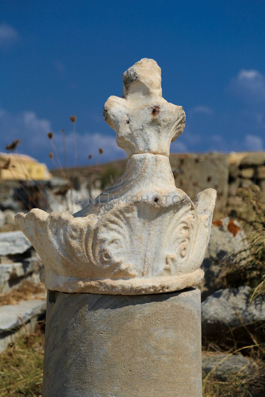 Ruins of Delos by Kartouchken