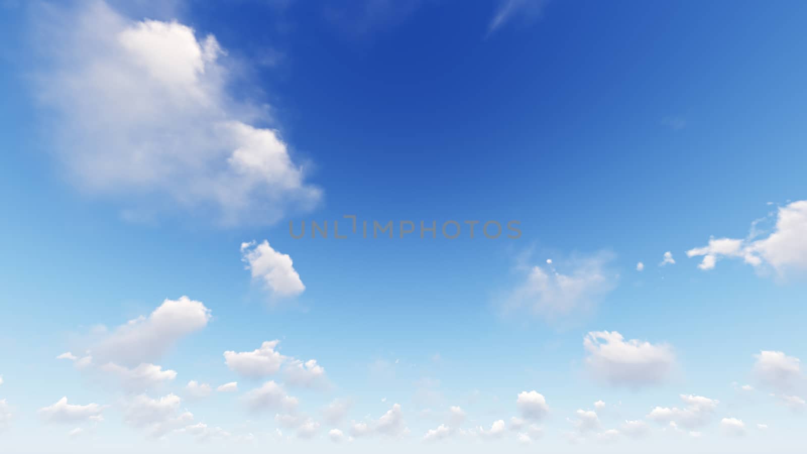 Cloudy blue sky abstract background, 3d illustration by teerawit