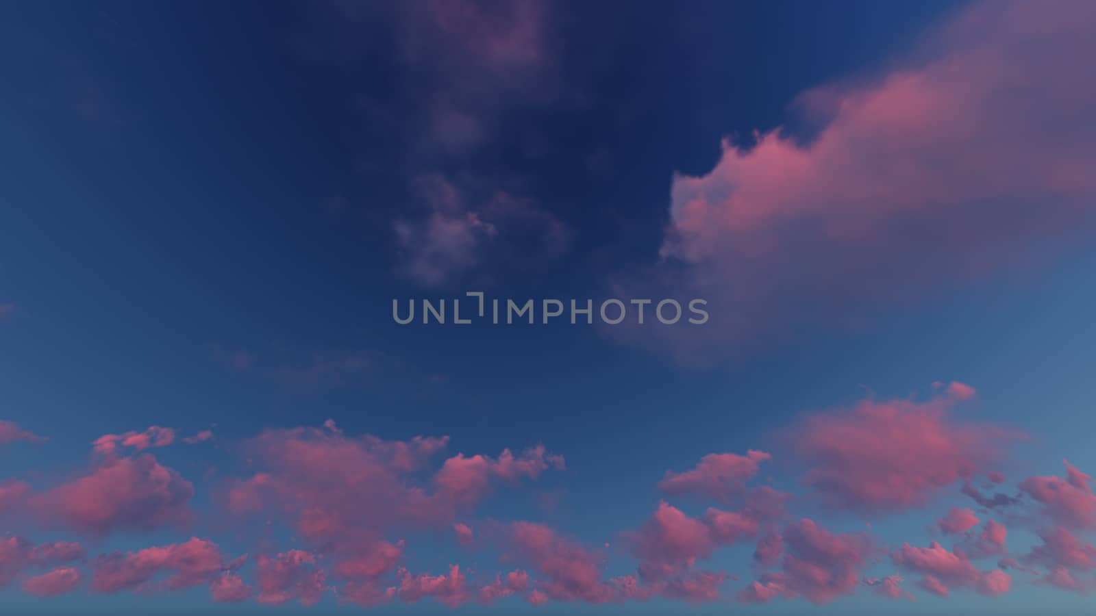 Cloudy blue sky abstract background, blue sky background with tiny clouds, 3d illustration