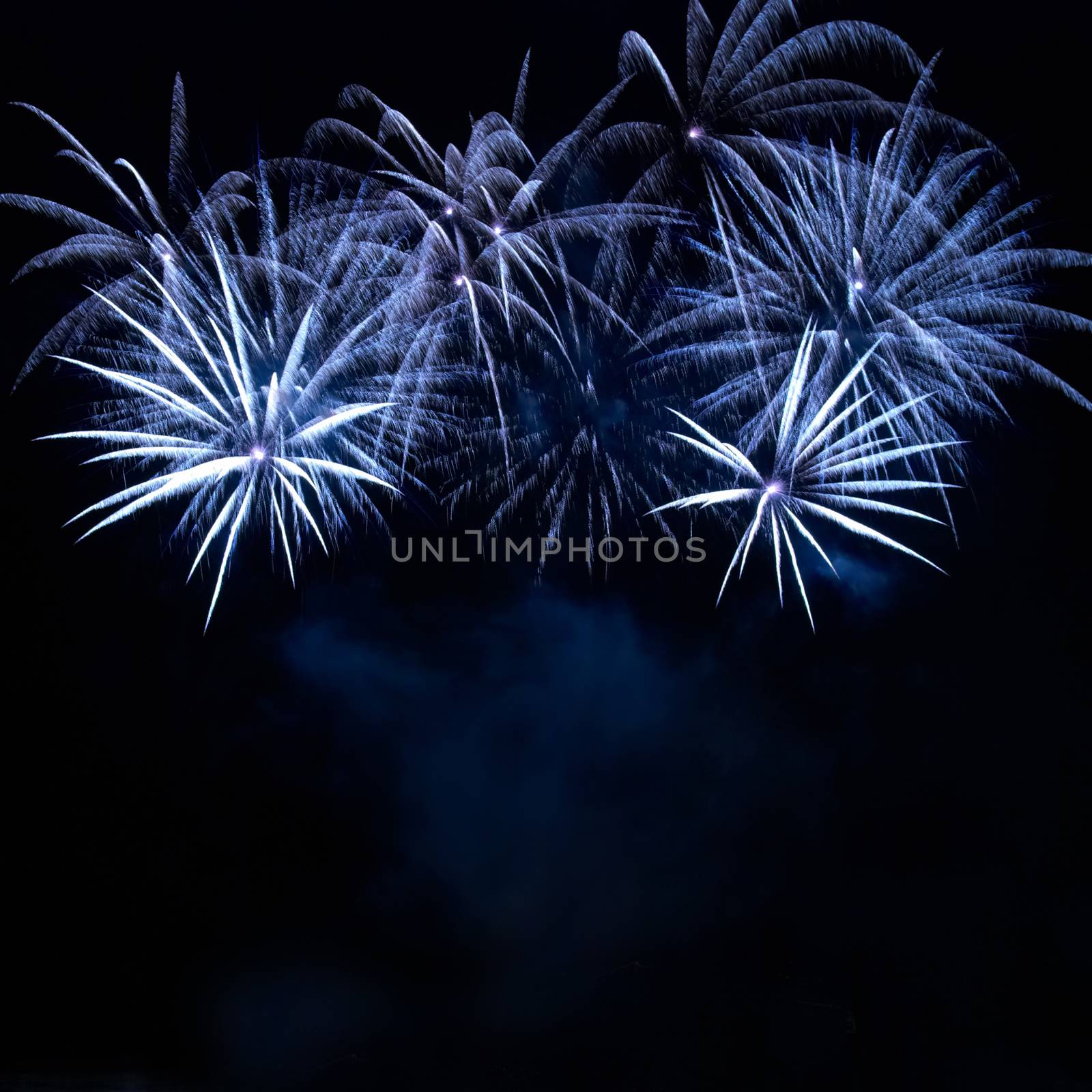 Colorful fireworks by vapi