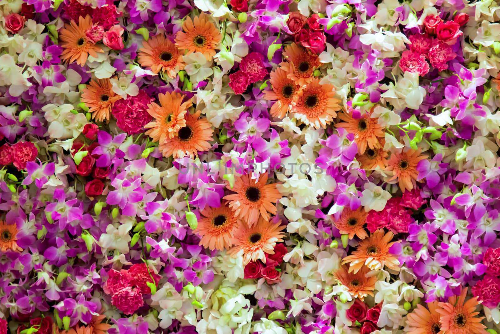 Flowers mixed in wedding scene by liewluck