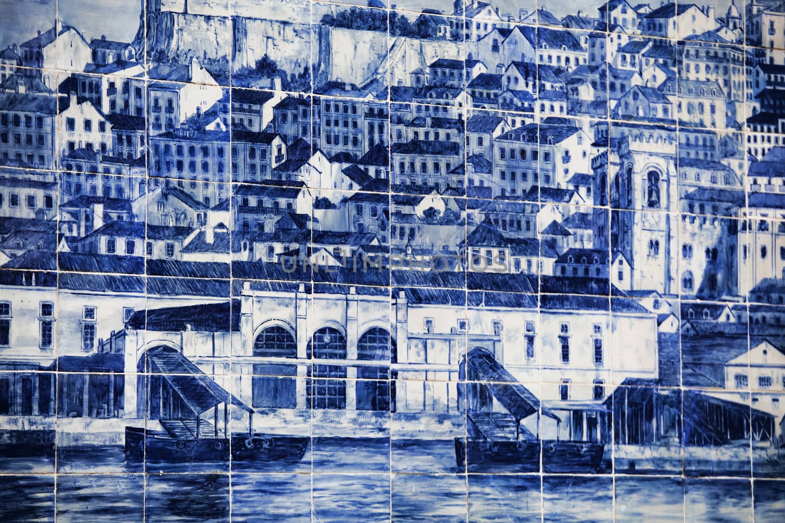Vintage tiles from Lisbon, Portugal.