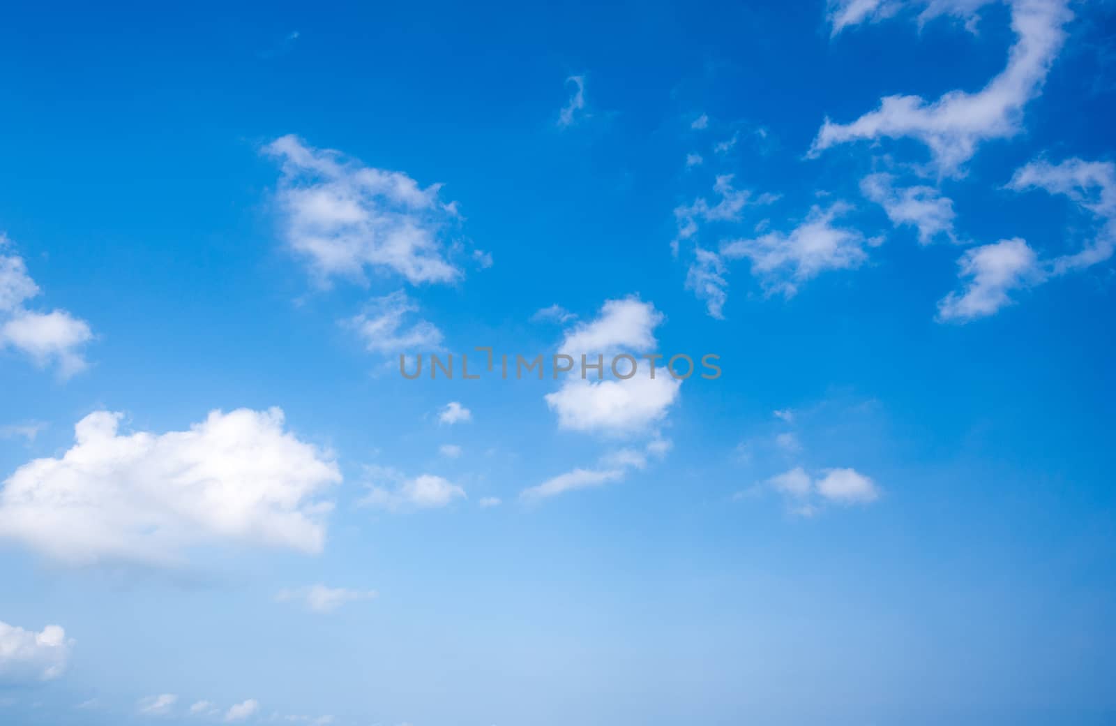 abstract background from the blue sky with white clouds