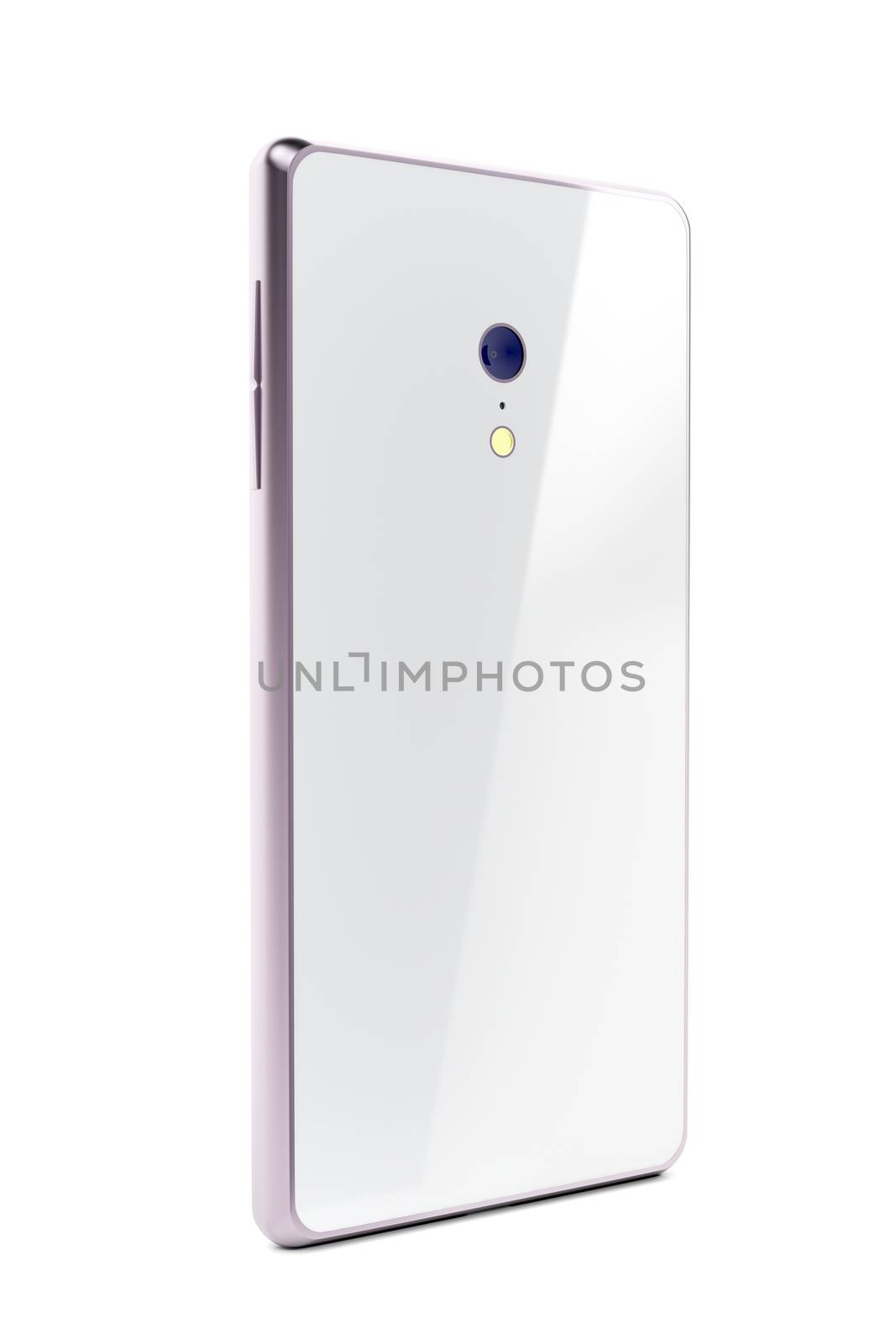 Back view of smartphone by magraphics