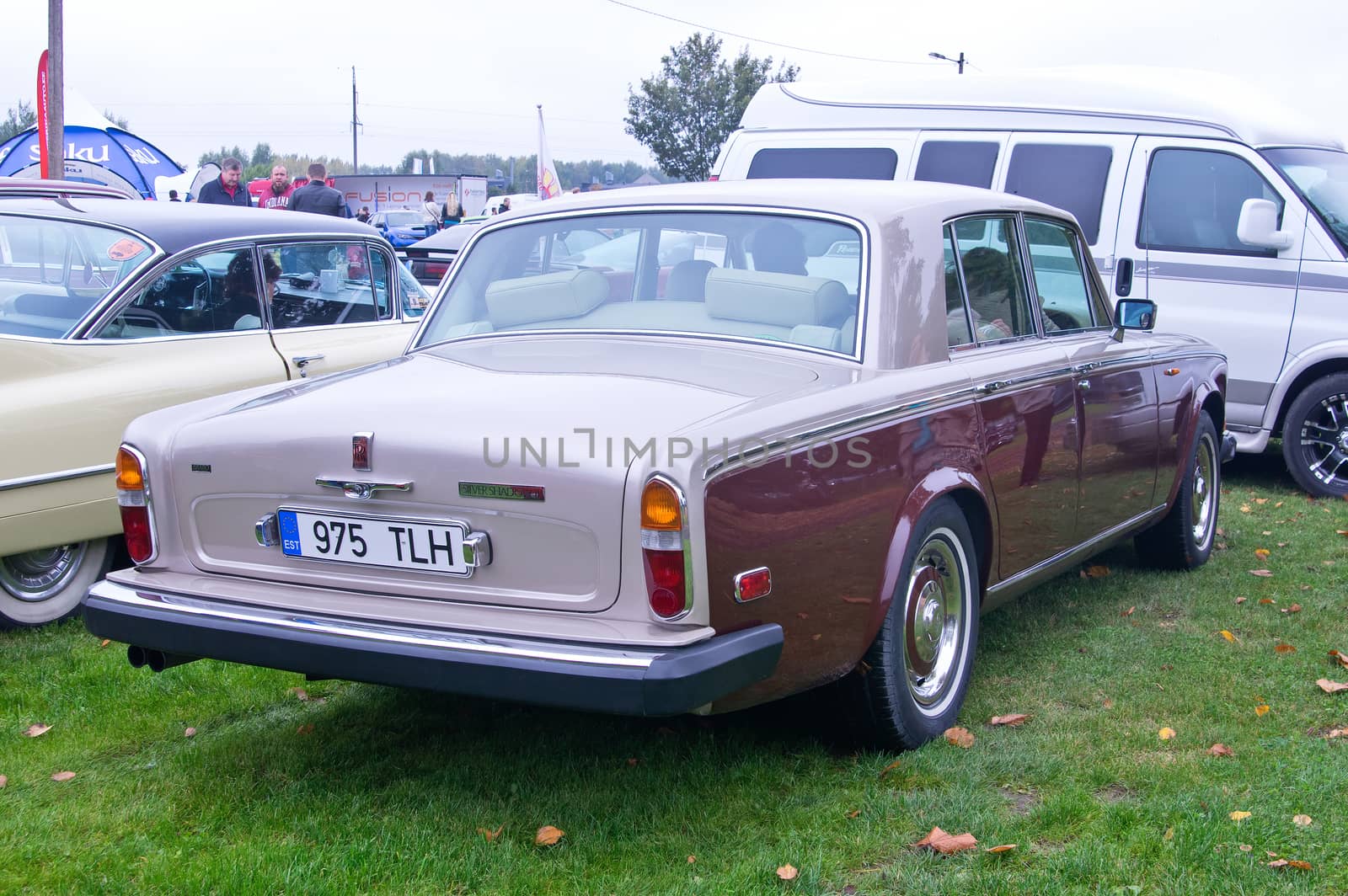 Tartu - September 26: Rolls-Royce Silver Shadow 2 at the Tartu Motoshow on September 26, 2015 in Tartu, Estonia