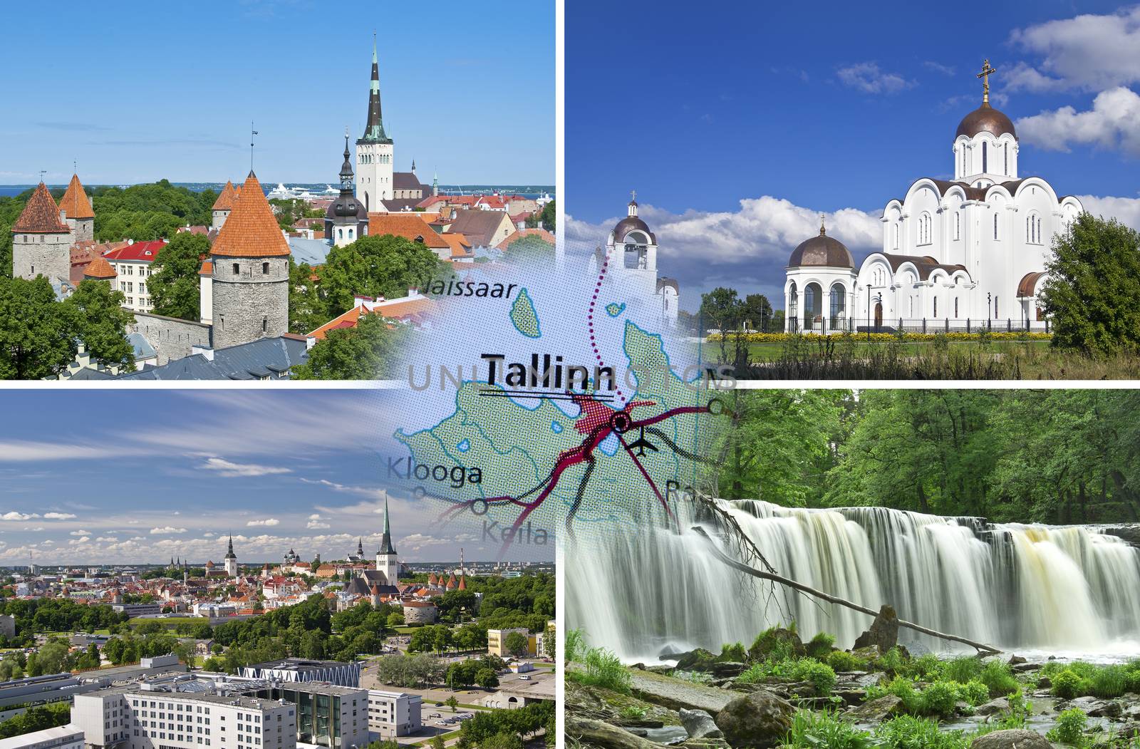 Summer in Tallinn collage