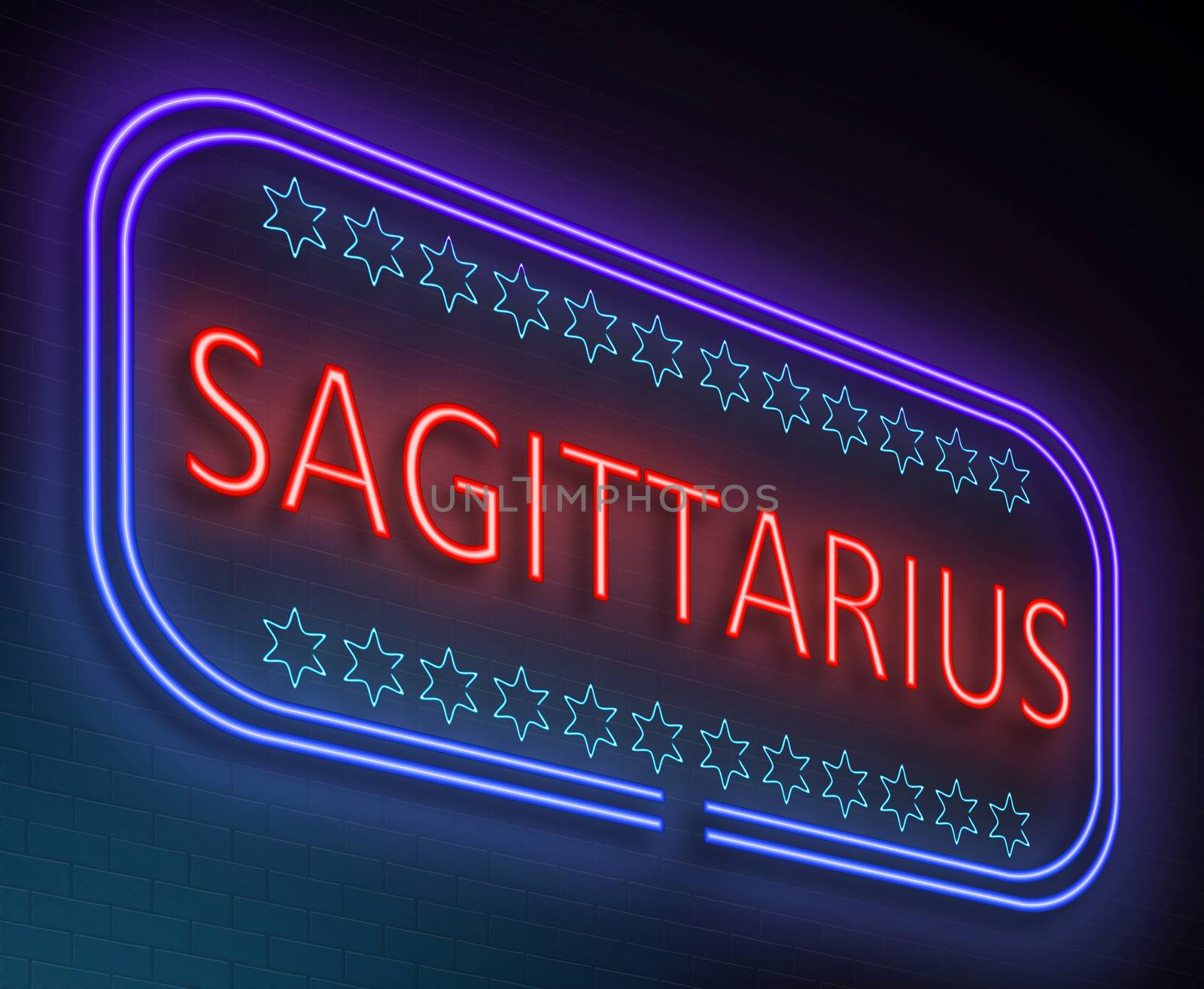 Sagittarius sign concept. by 72soul