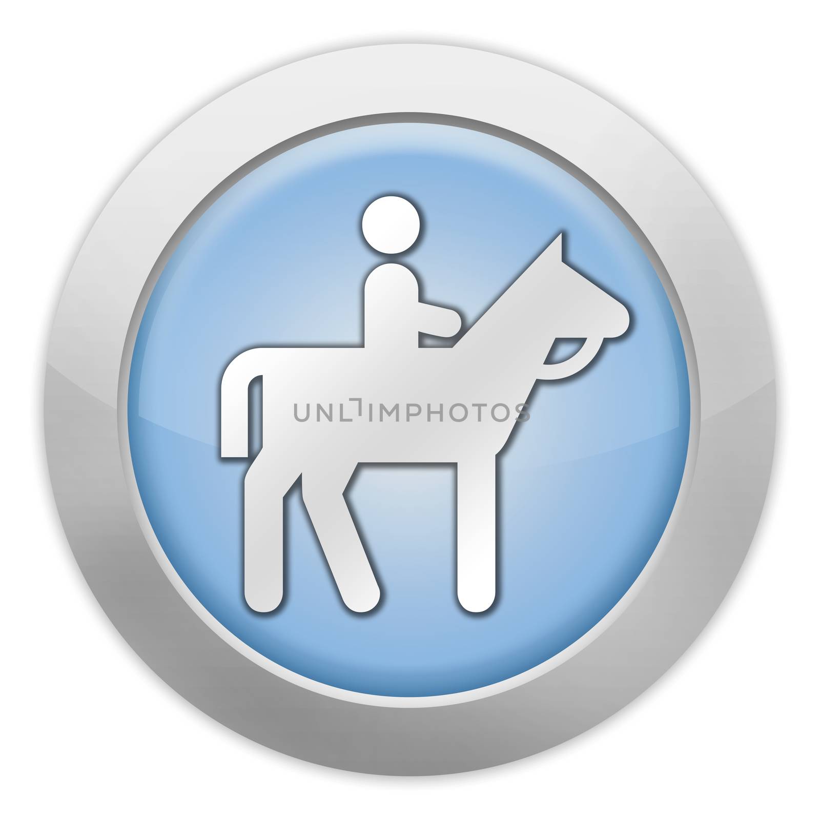 Icon, Button, Pictogram with Horse Trail symbol