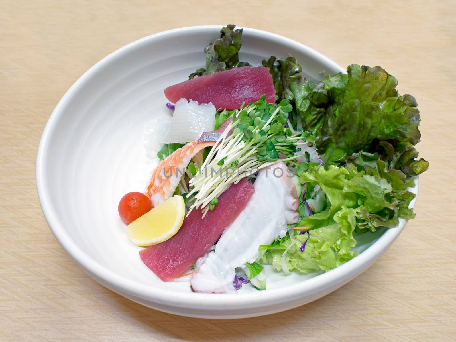 japanese fresh seafood salad by zkruger