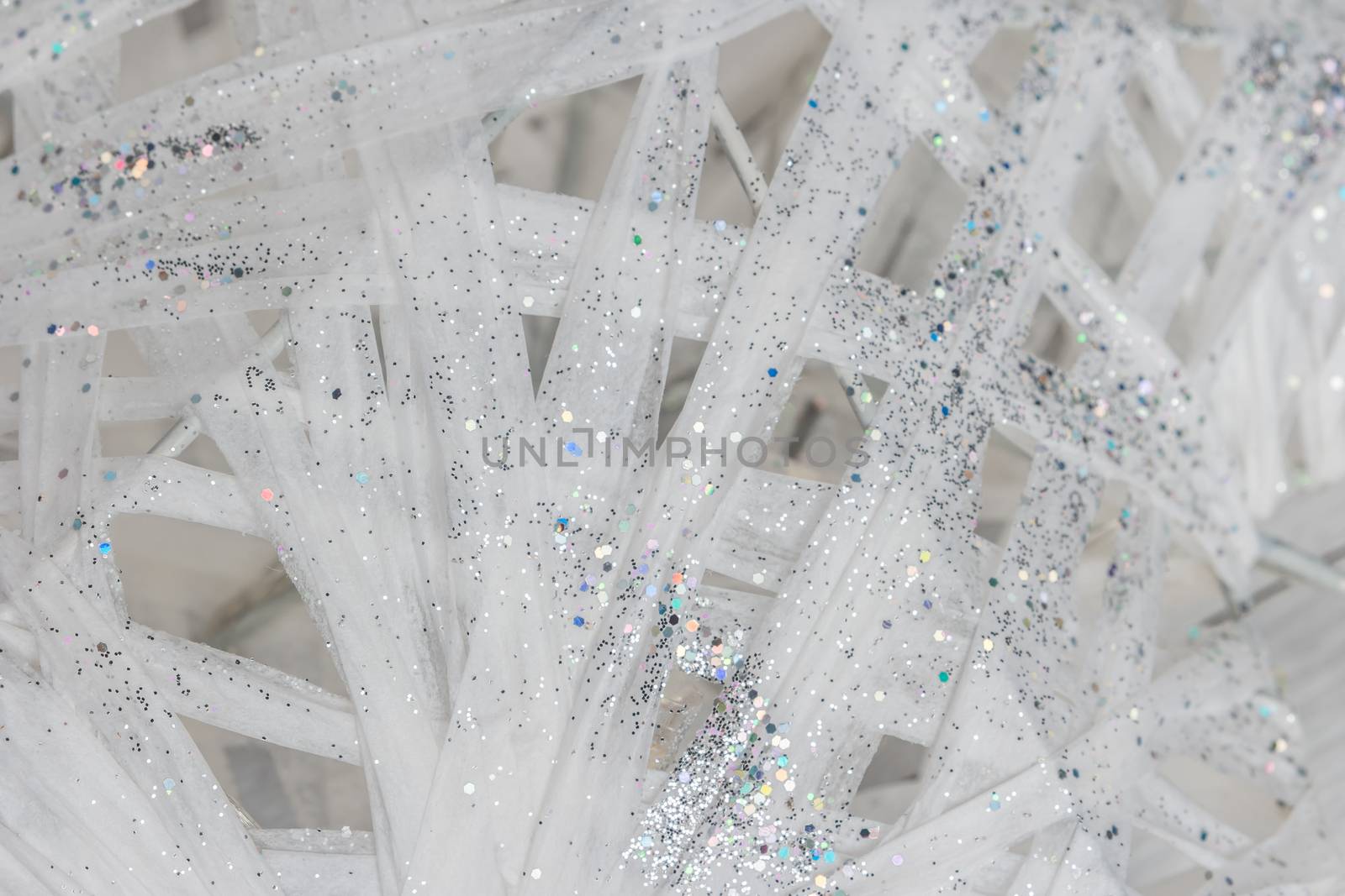 Glitter white and silver background. Abstract background