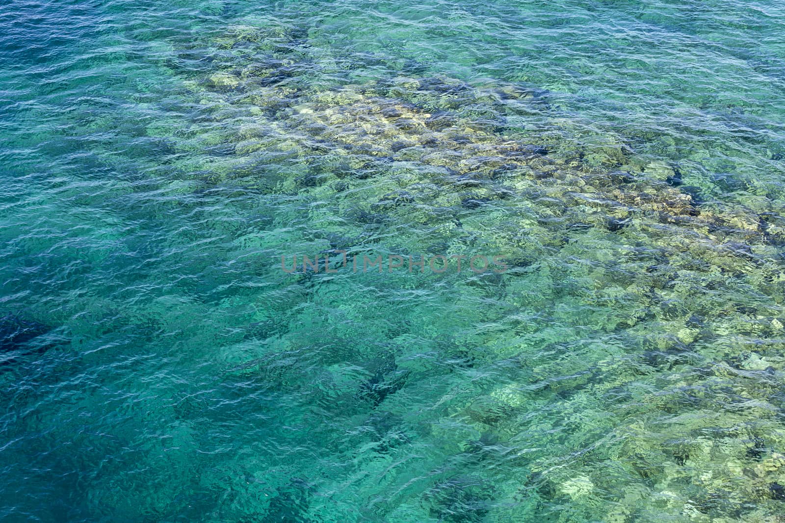 background of emerald sea water surface.