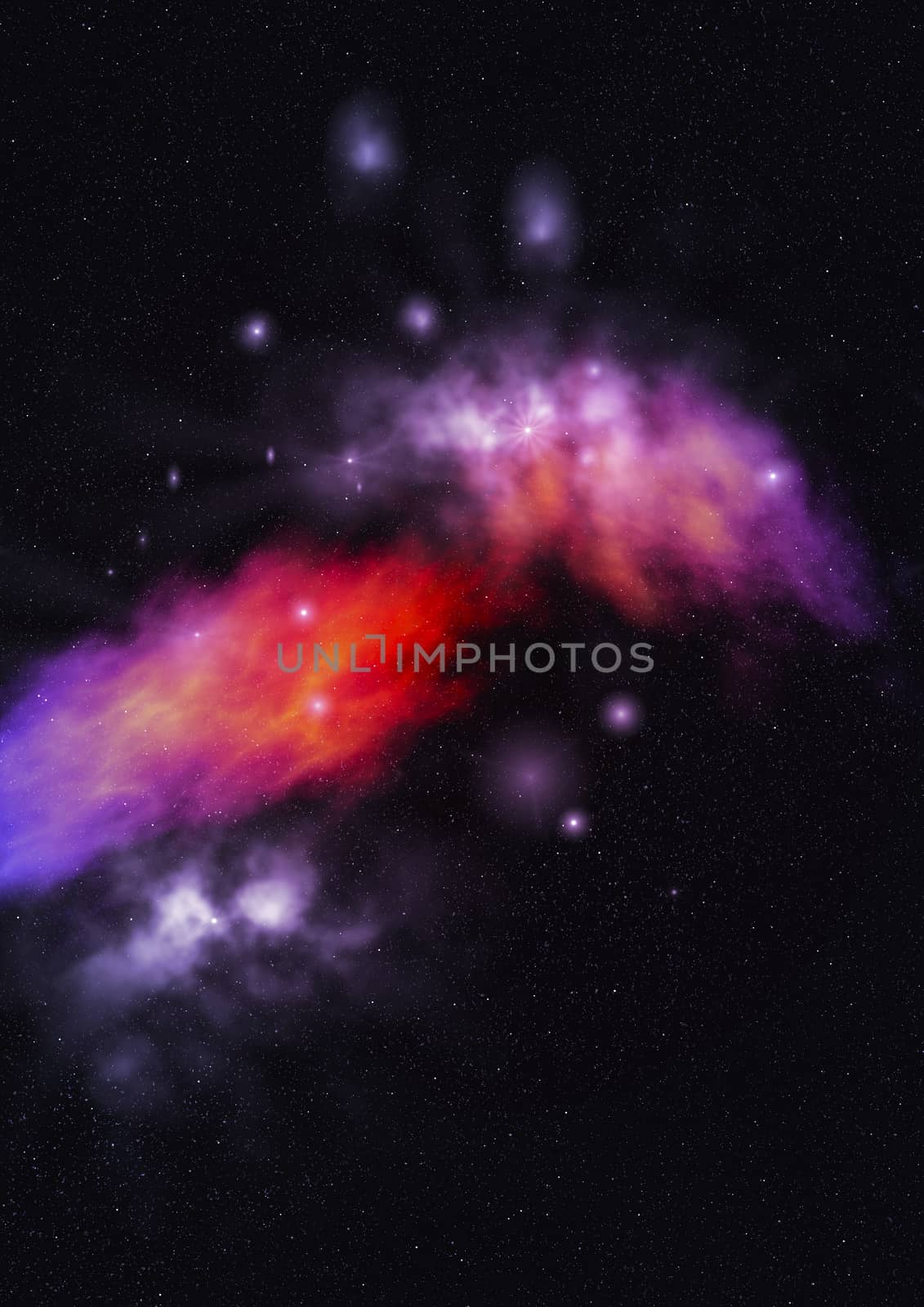 Star field in space a nebulae and a gas congestion. "Elements of this image furnished by NASA".