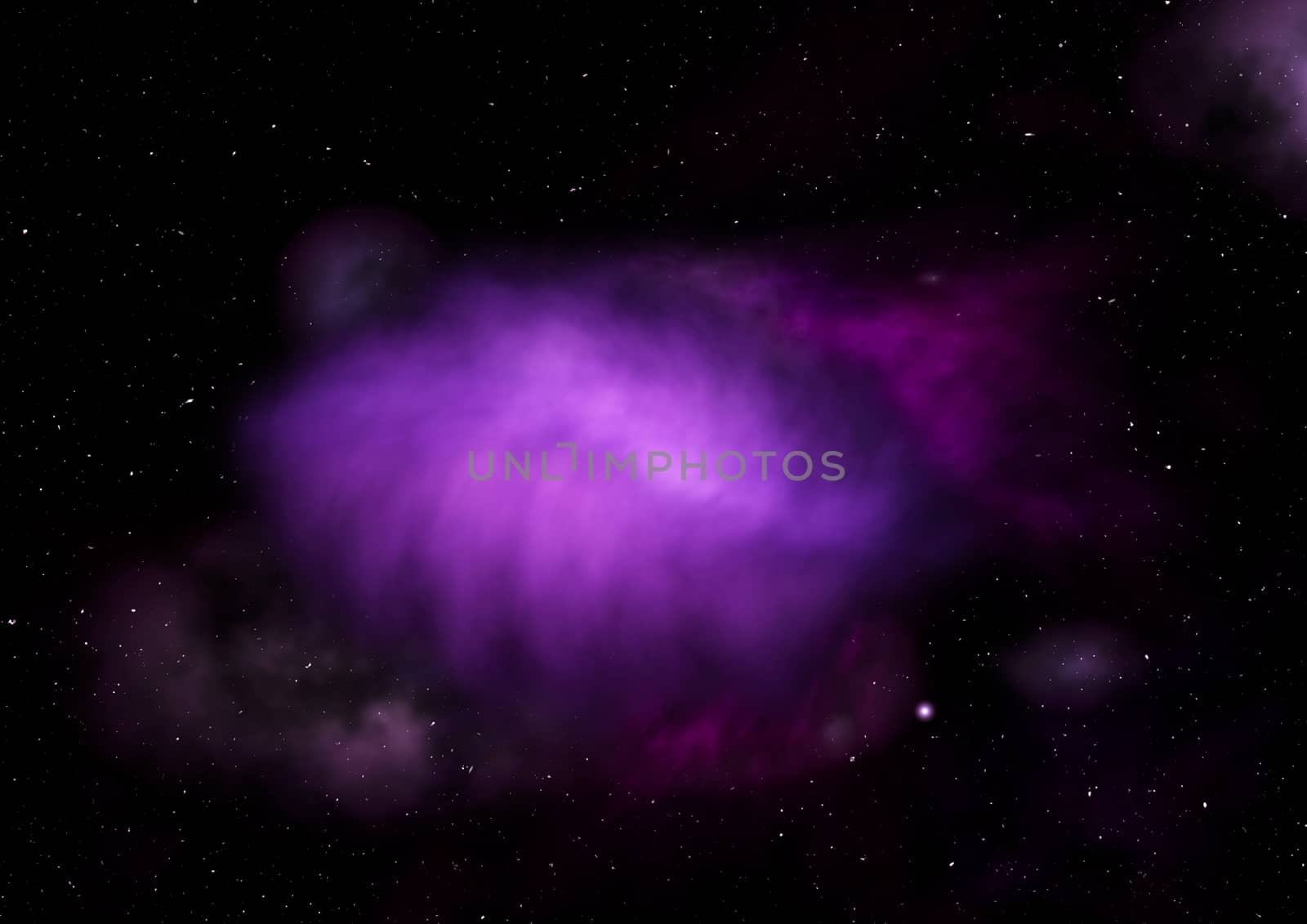 Far being shone nebula and star field against space. "Elements of this image furnished by NASA".