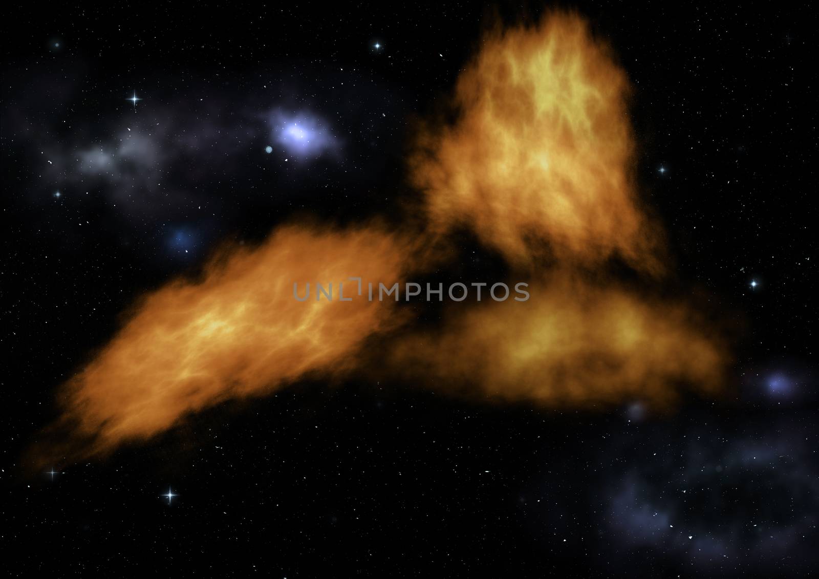 Star field in space a nebulae and a gas congestion. "Elements of this image furnished by NASA".