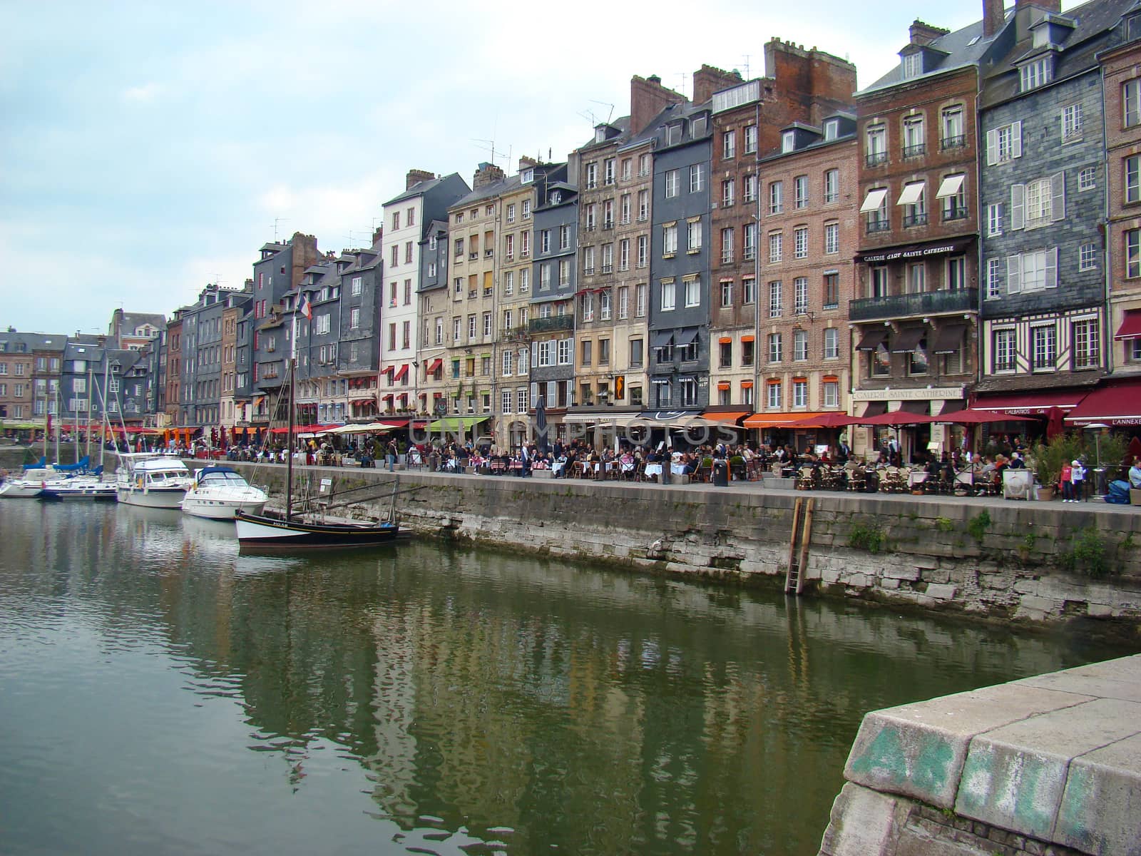 Typical Houses in the Port of Honfleur by bensib