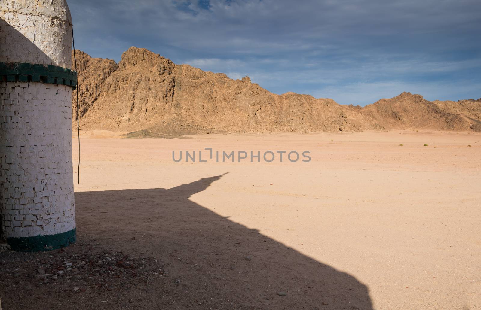 Shadow of a mosque and the desert, Egypt by YassminPhoto