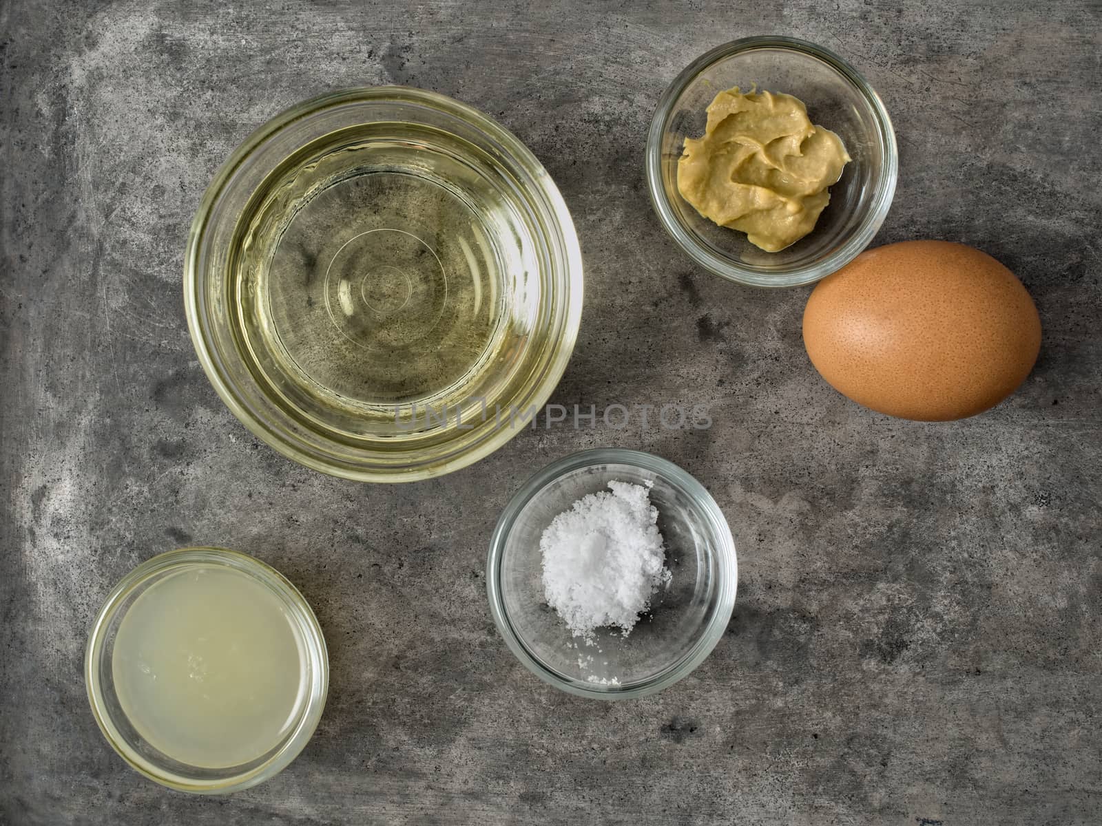 rustic homemade mayonnaise ingredient by zkruger