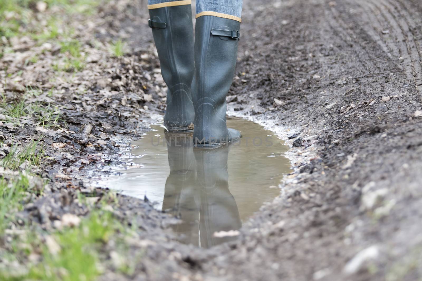 rubber boots rural agriculture by CatherineL-Prod