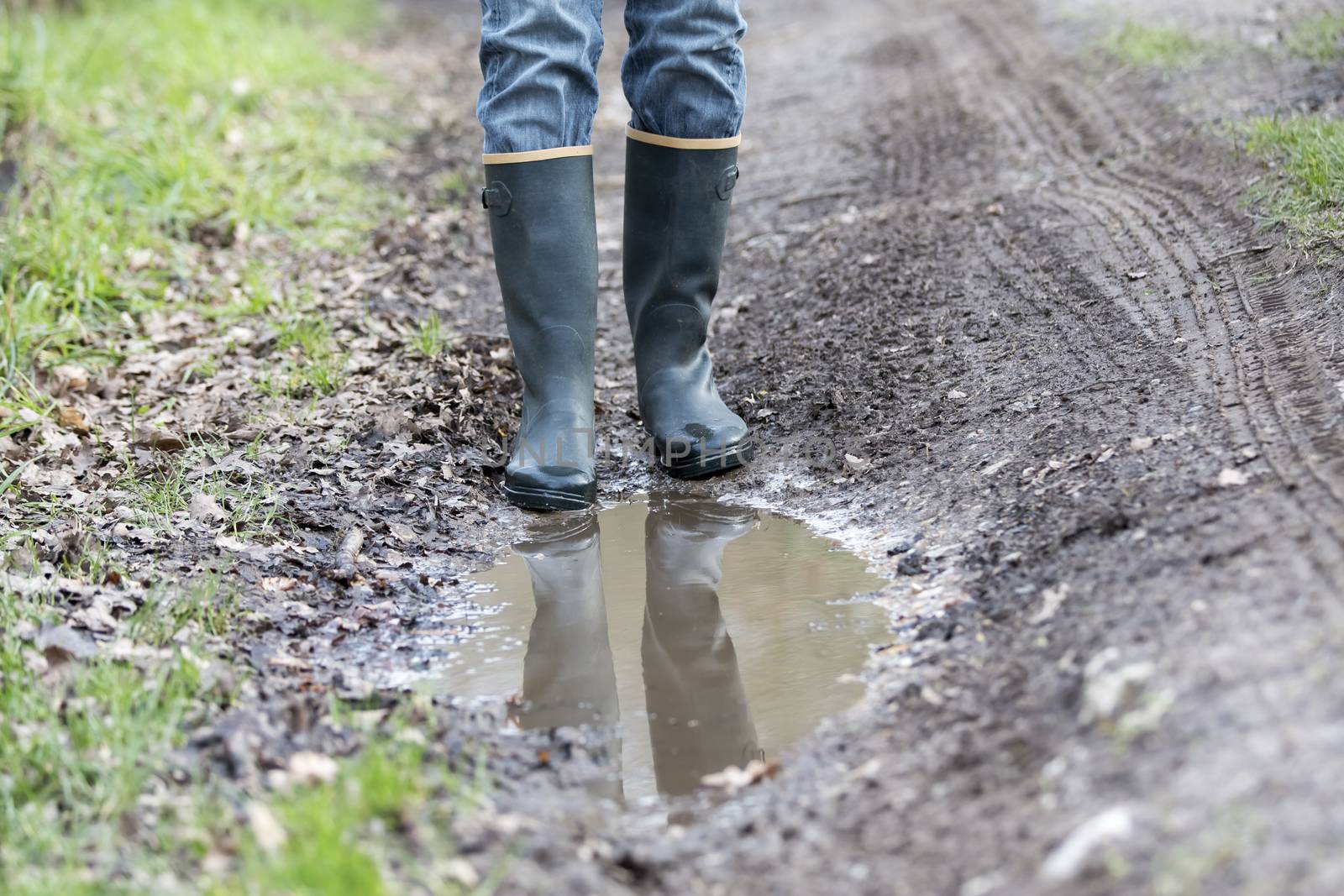 rubber boots rural agriculture by CatherineL-Prod