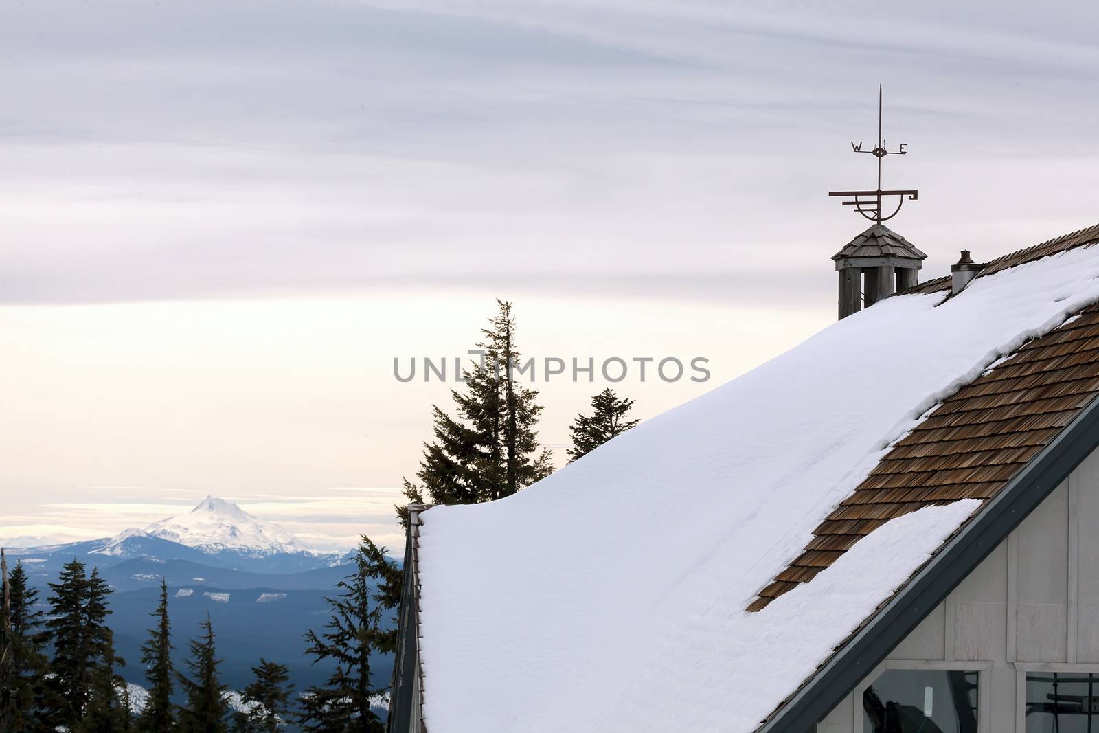 View of Mount Jefferson from Mount Hood by jpldesigns