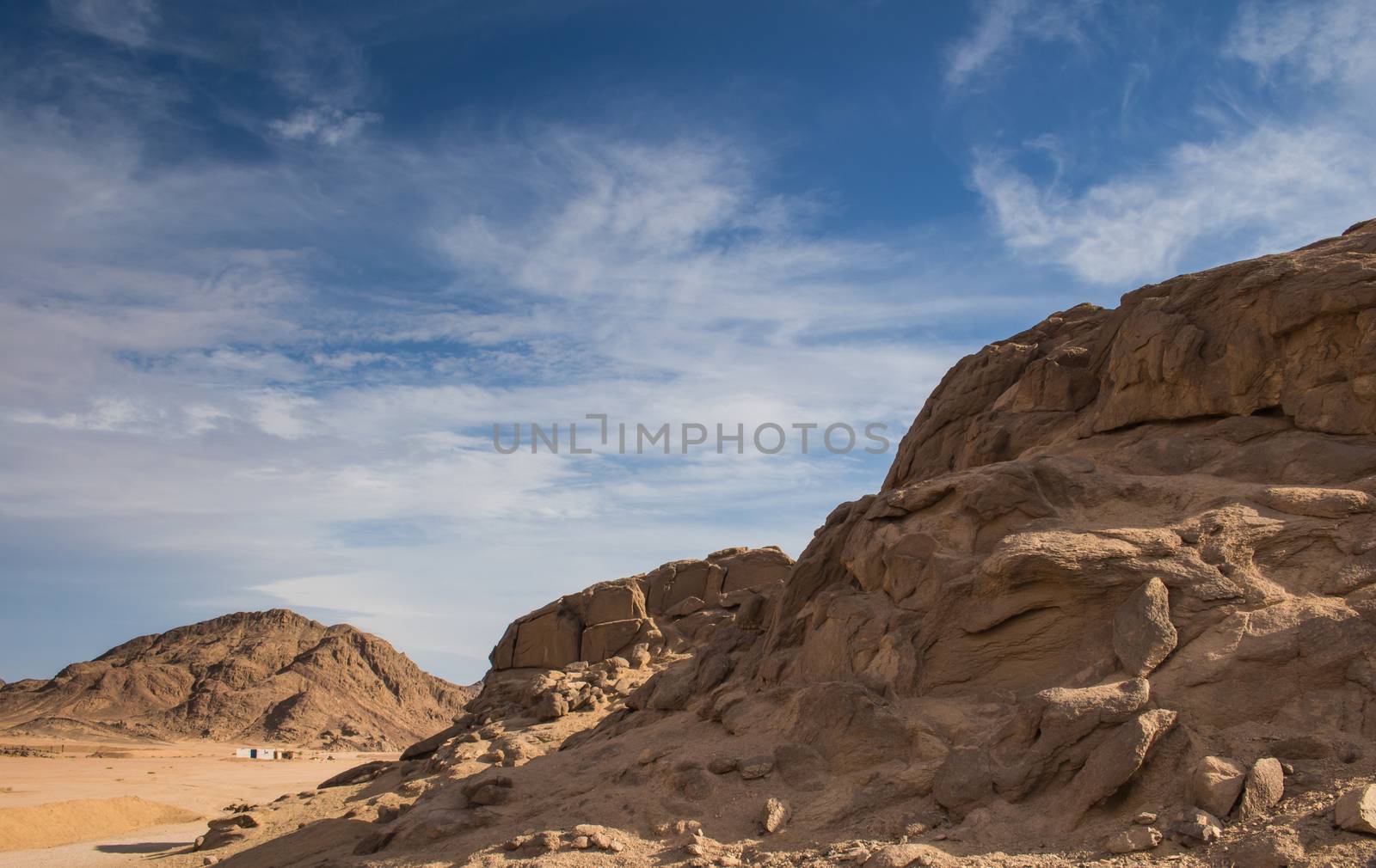 Rocks and mountains in the desert, Egypt by YassminPhoto