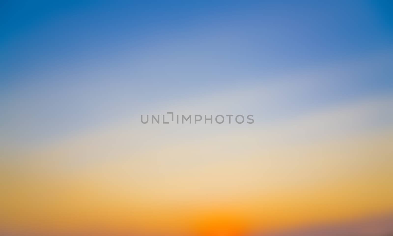 Beautiful colorful of abstract blur background, sunset color background, blurred sunset color by anatskwong