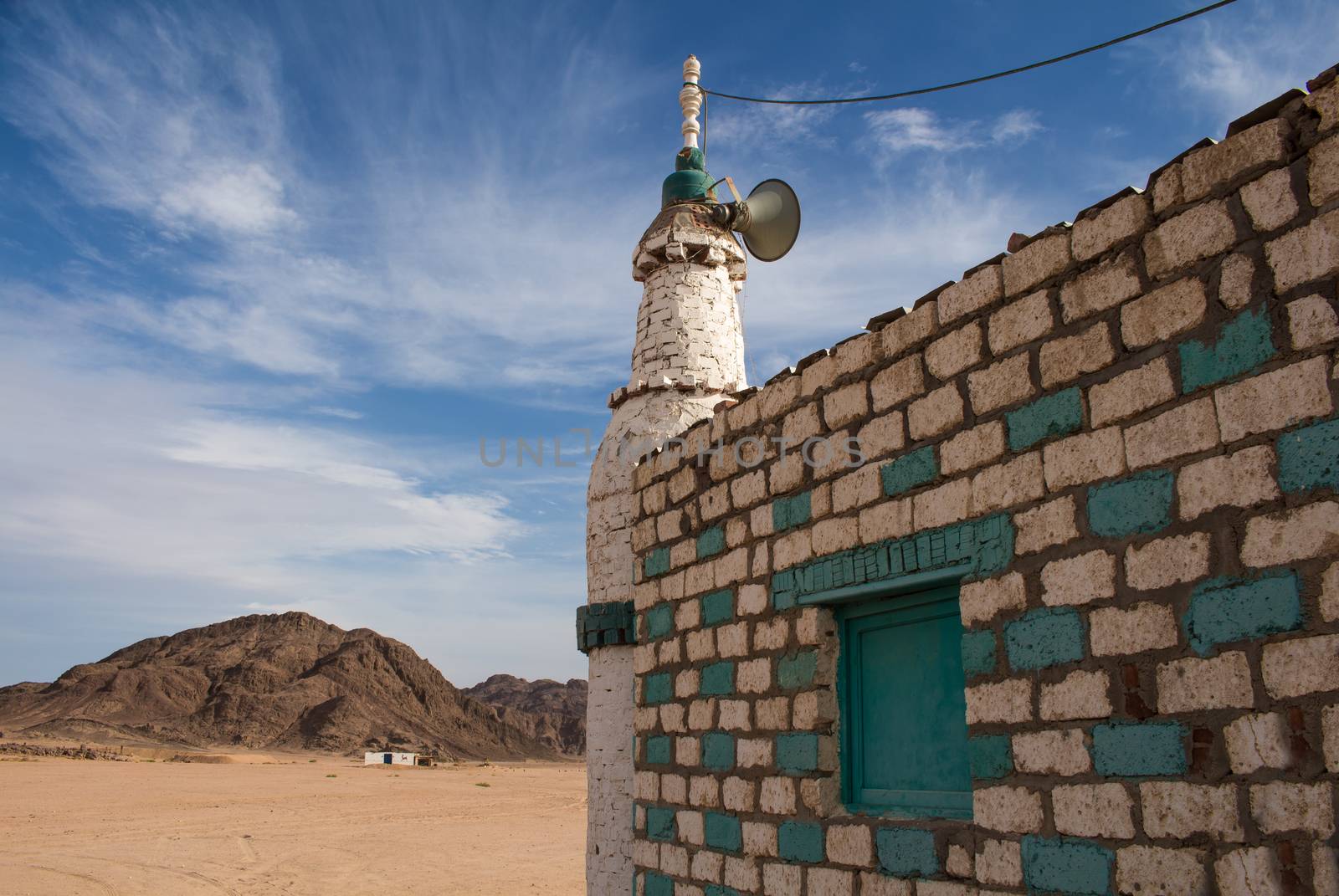 Bedouin mosque in the desert, Egypt by YassminPhoto