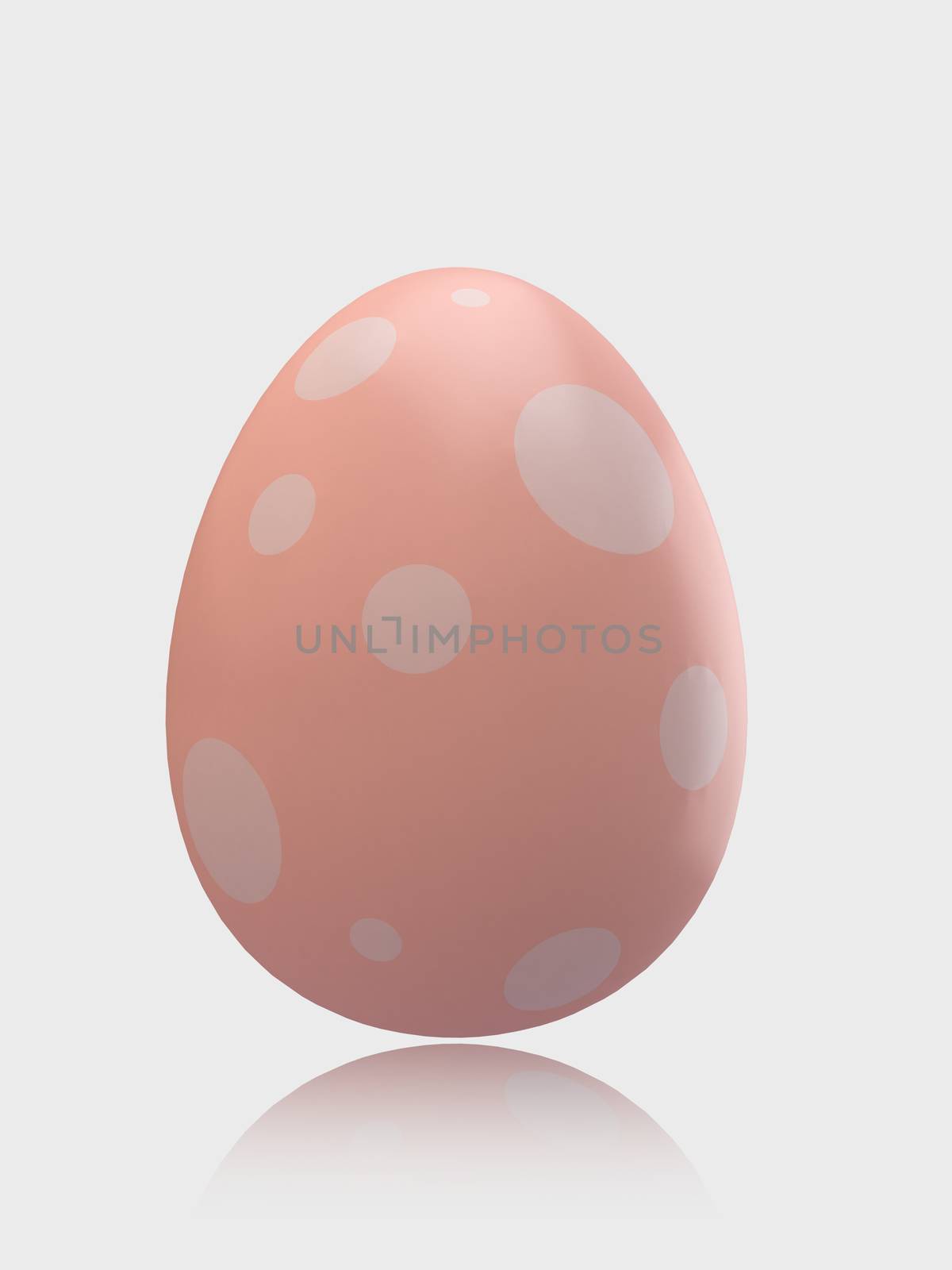Easter Egg isolated in white background  by chingraph
