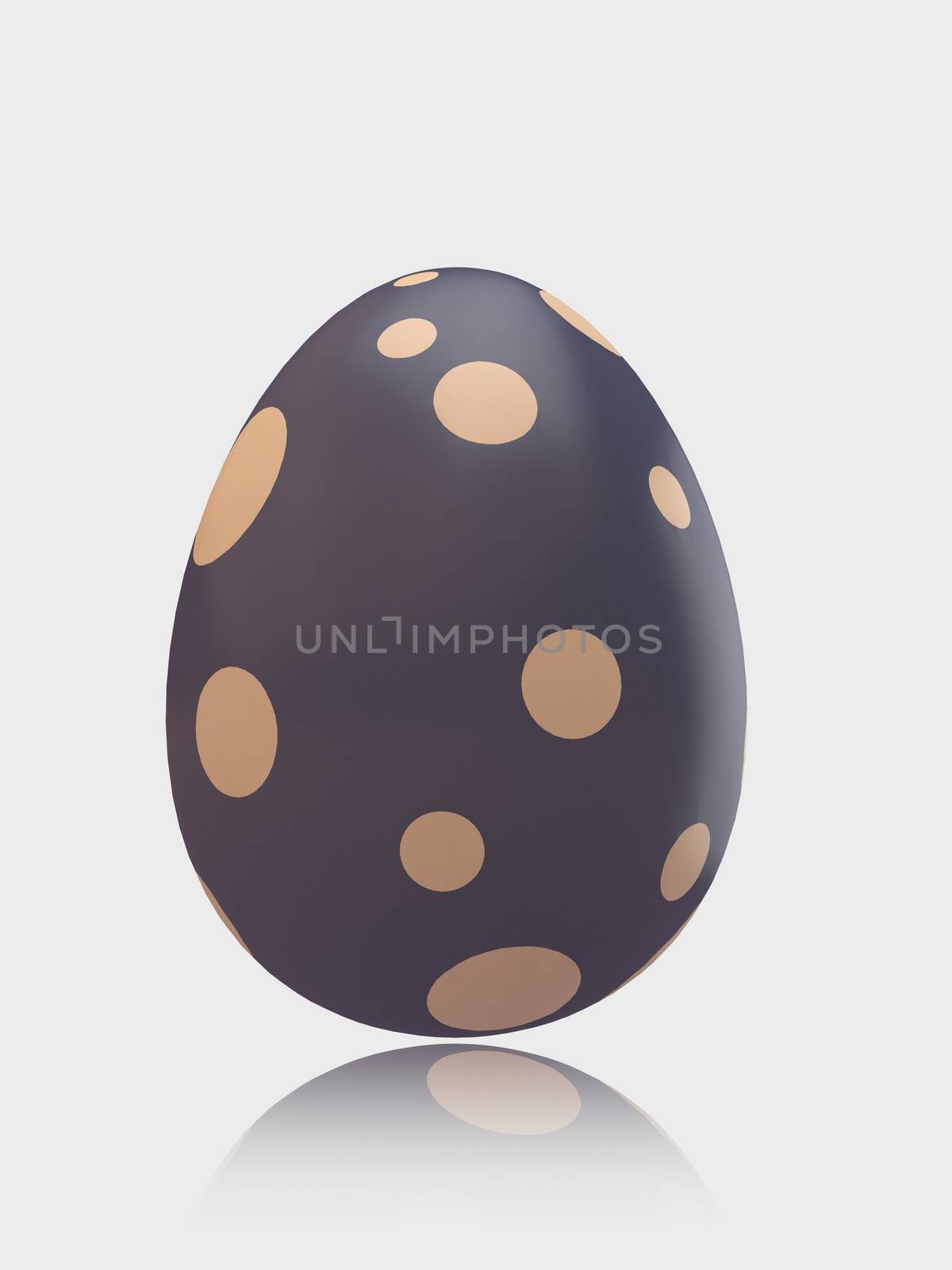 Easter Egg isolated in white background  by chingraph