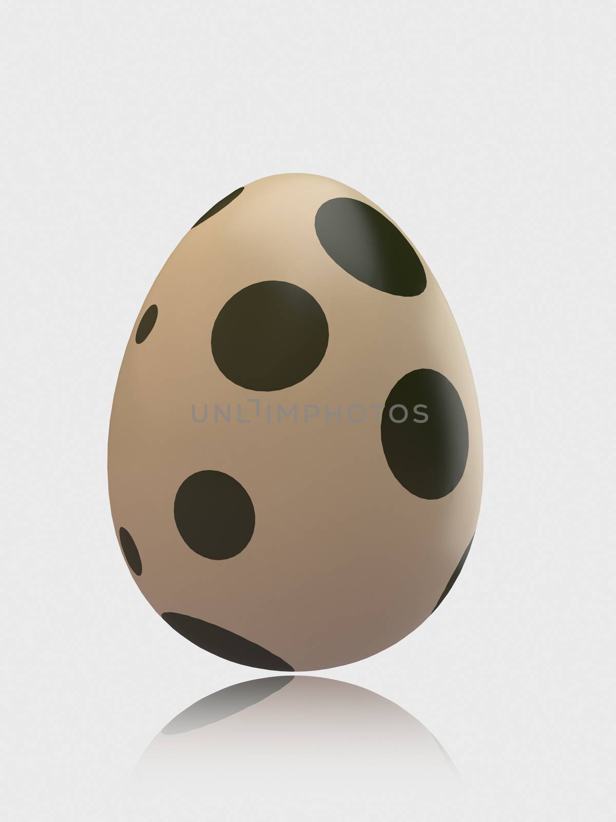 Easter Egg isolated in white background  by chingraph