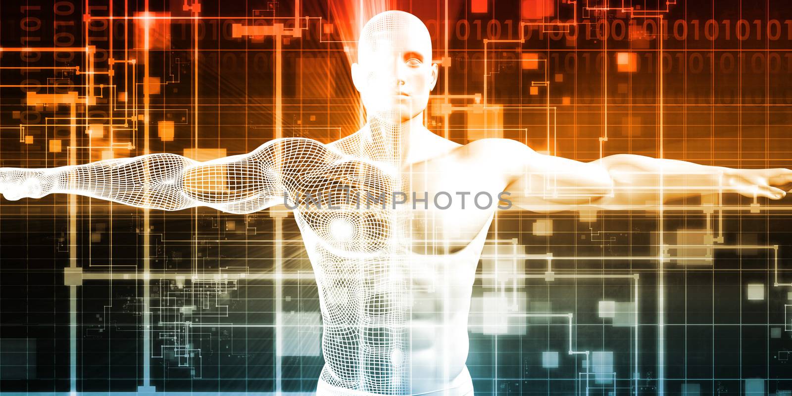 Medical Technology System with a Patient Being Scanned