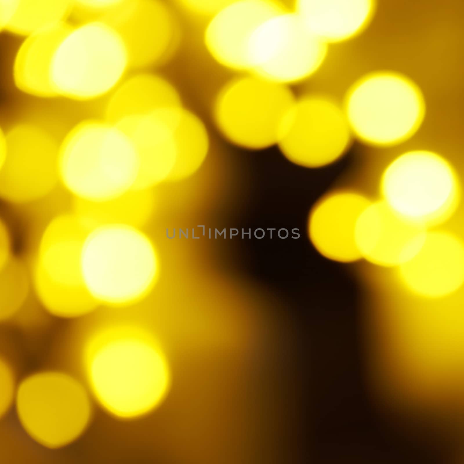 Holiday abstract red and yellow lights by vapi