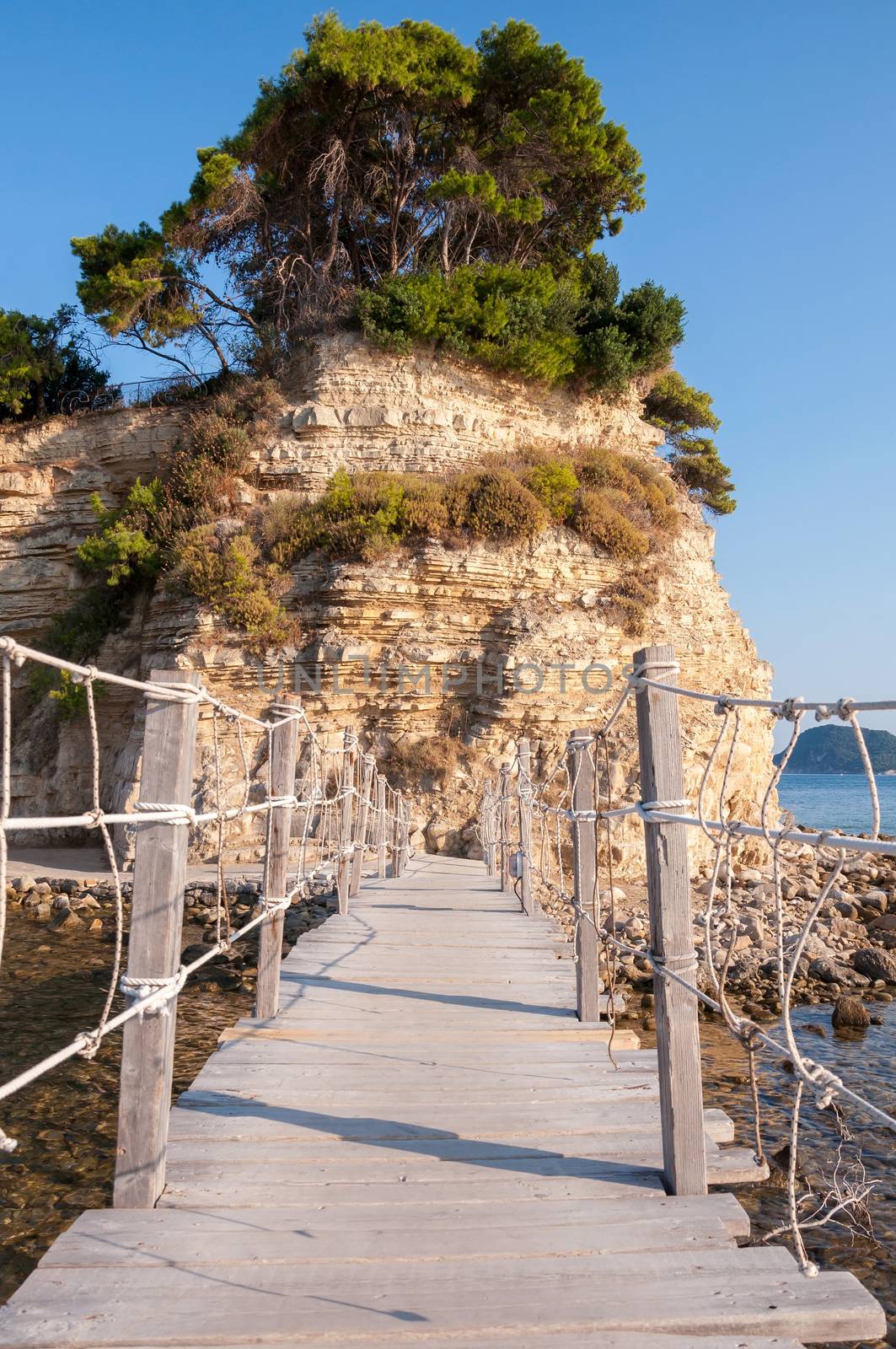 Bridge to Cameo Island, Zakynthos, Greece by mkos83