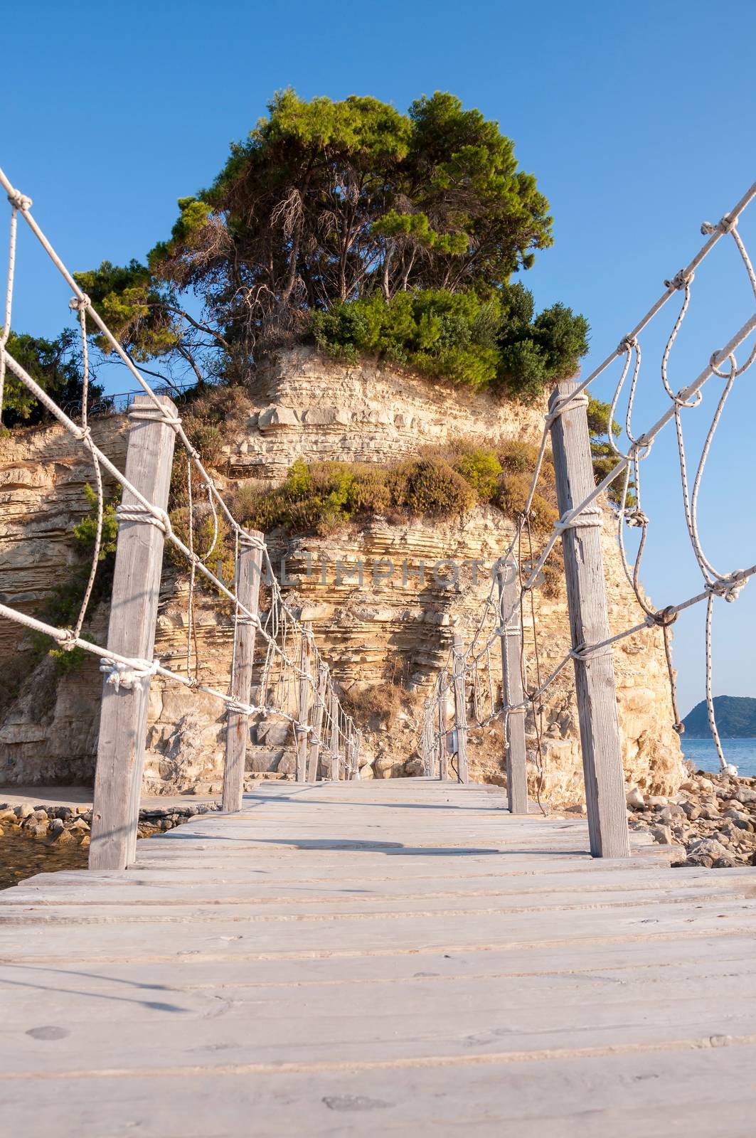 Bridge to Cameo Island, Zakynthos, Greece by mkos83