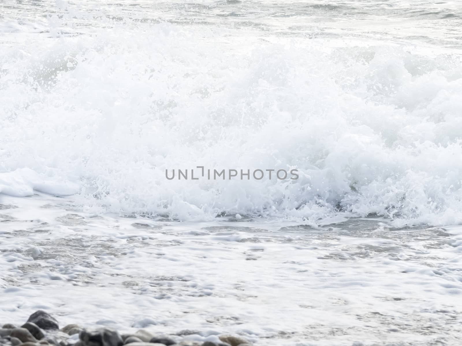 Sea ocean wave France Mancher by CatherineL-Prod