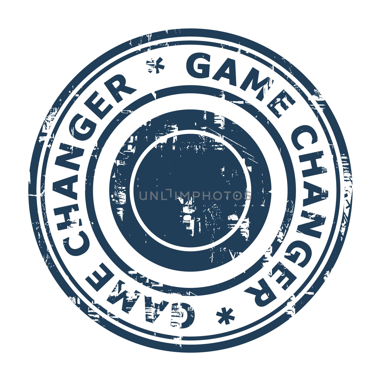 Game changer business concept stamp by speedfighter