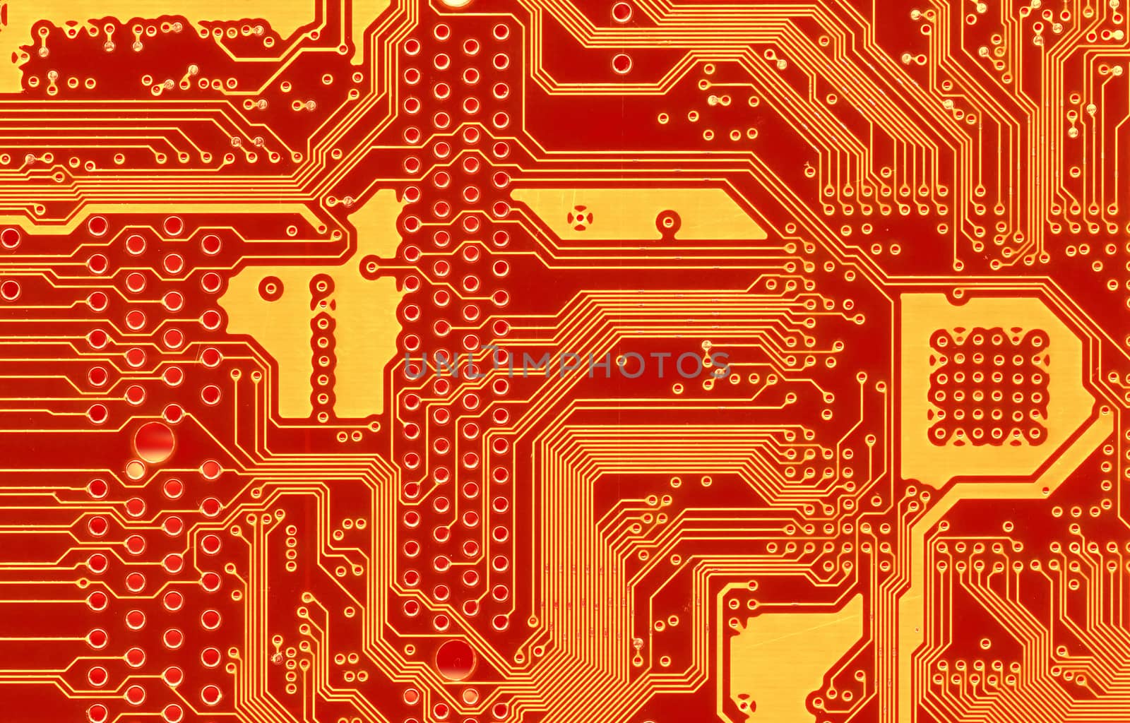 Circuit board cpu by Portokalis