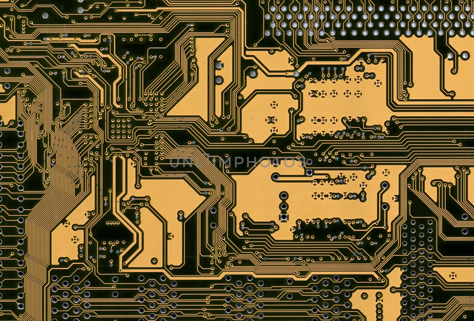 Circuit board cpu by Portokalis