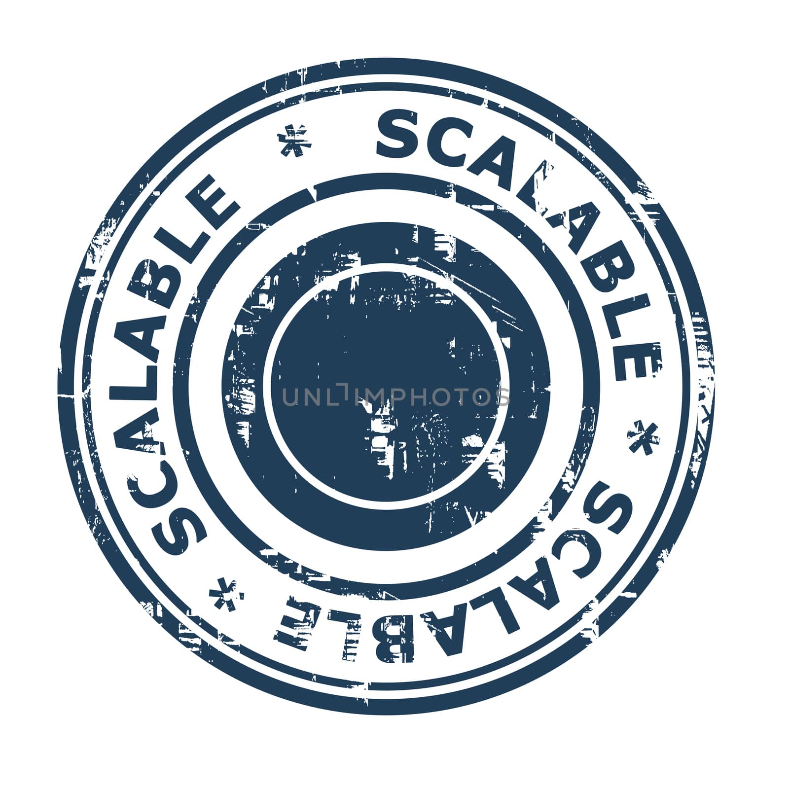 Scalable business concept stamp by speedfighter