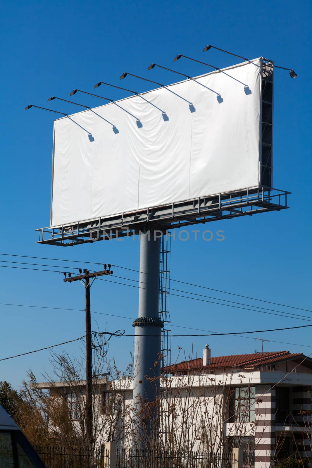Blank billboard by Portokalis