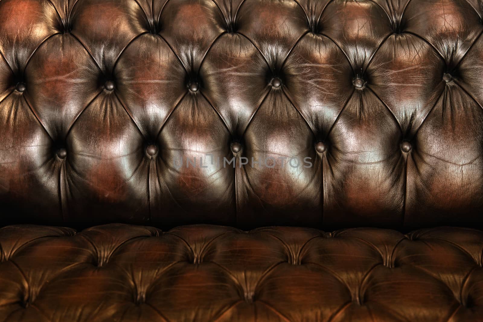 Classic brown leather texture by Portokalis