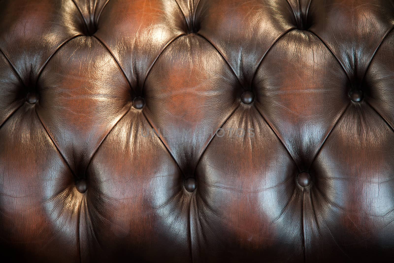 Classic brown leather texture by Portokalis