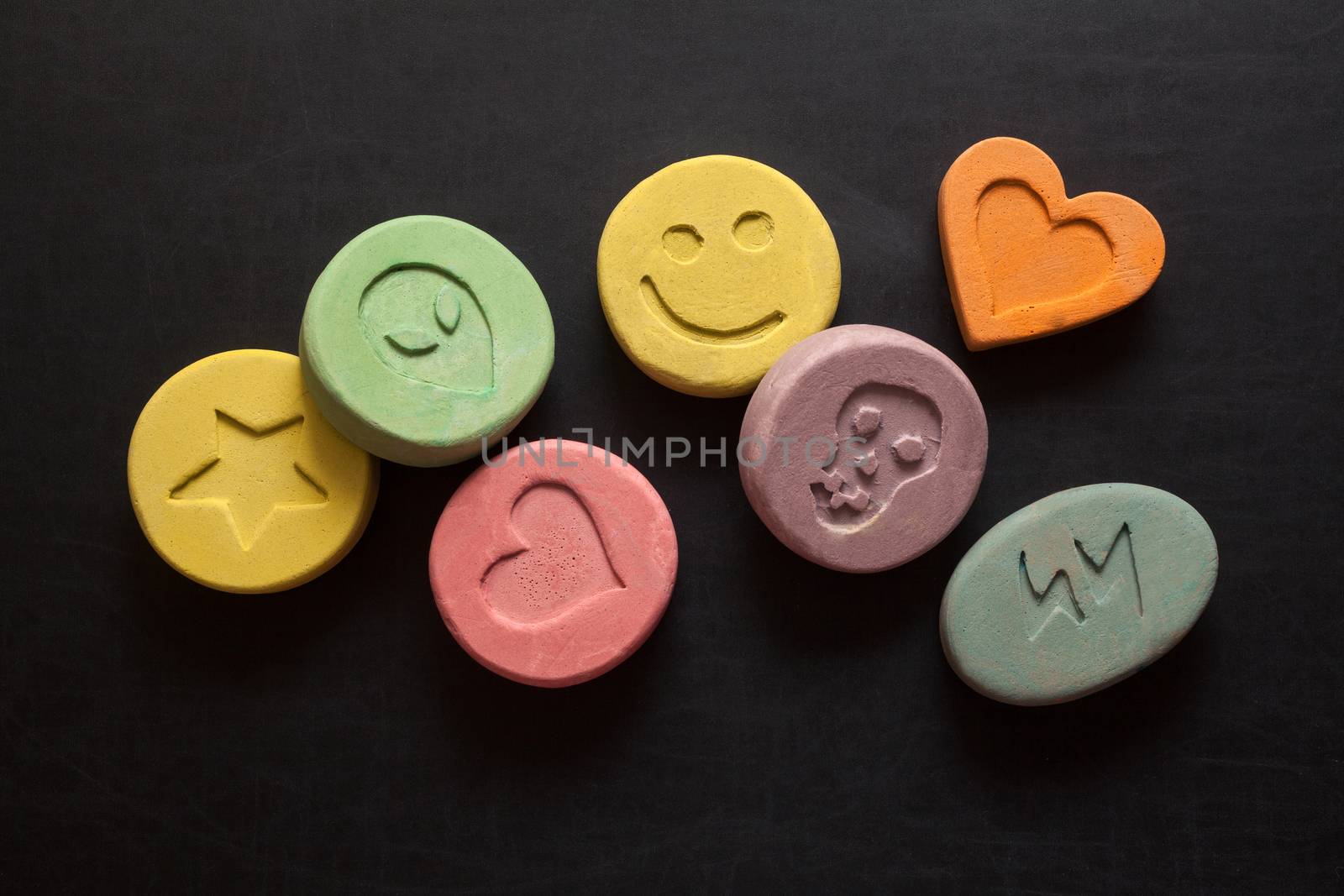 Ecstasy pills by Portokalis