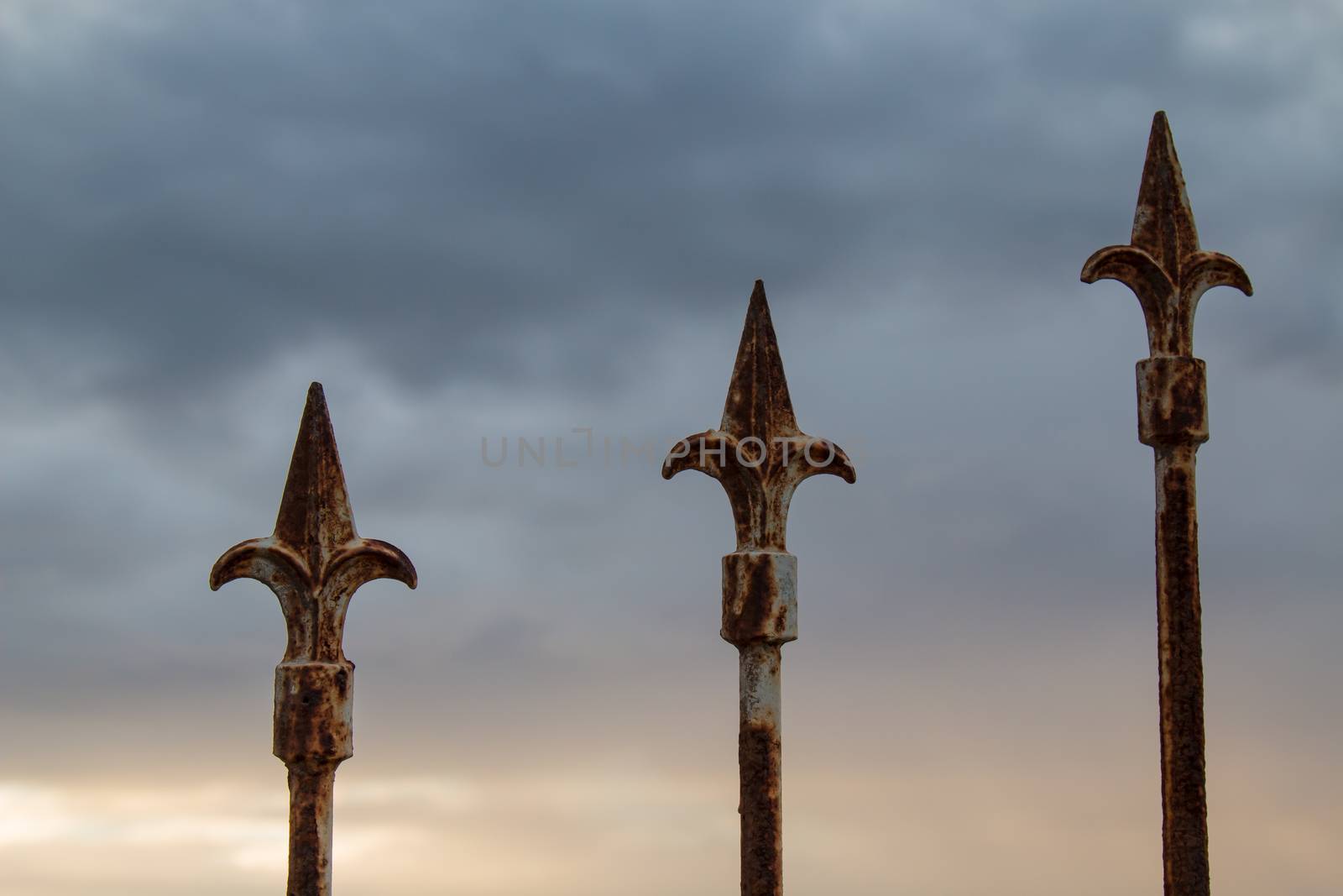 Three arrows and a cloudy sky by YassminPhoto