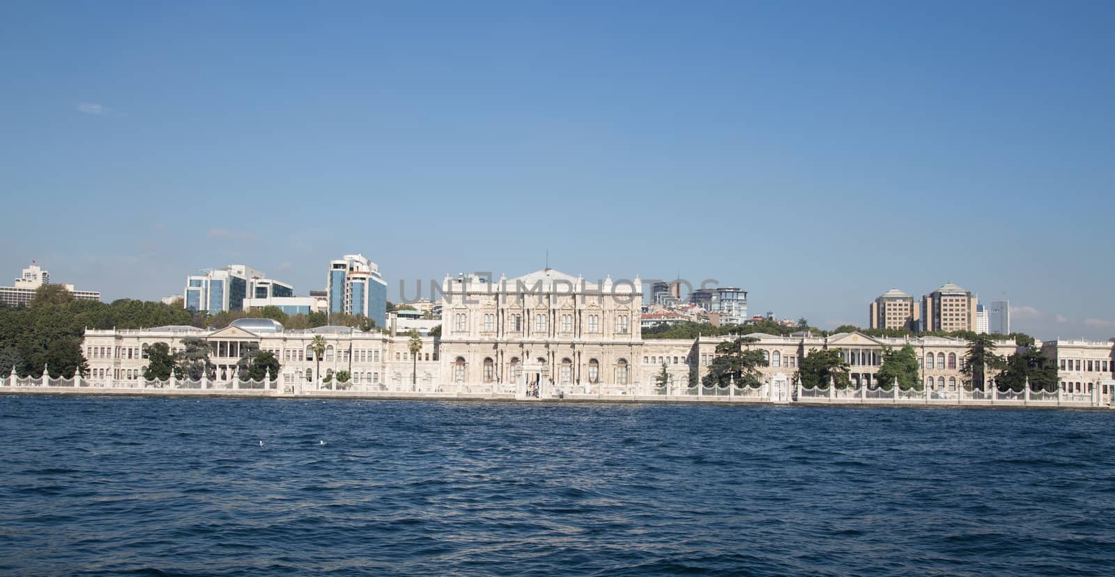 Dolmabahce Palace in Besiktas, Istanbul City, Turkey