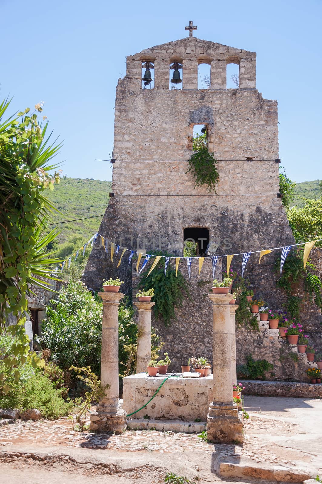 Tower of Anafonitria Monastery by mkos83